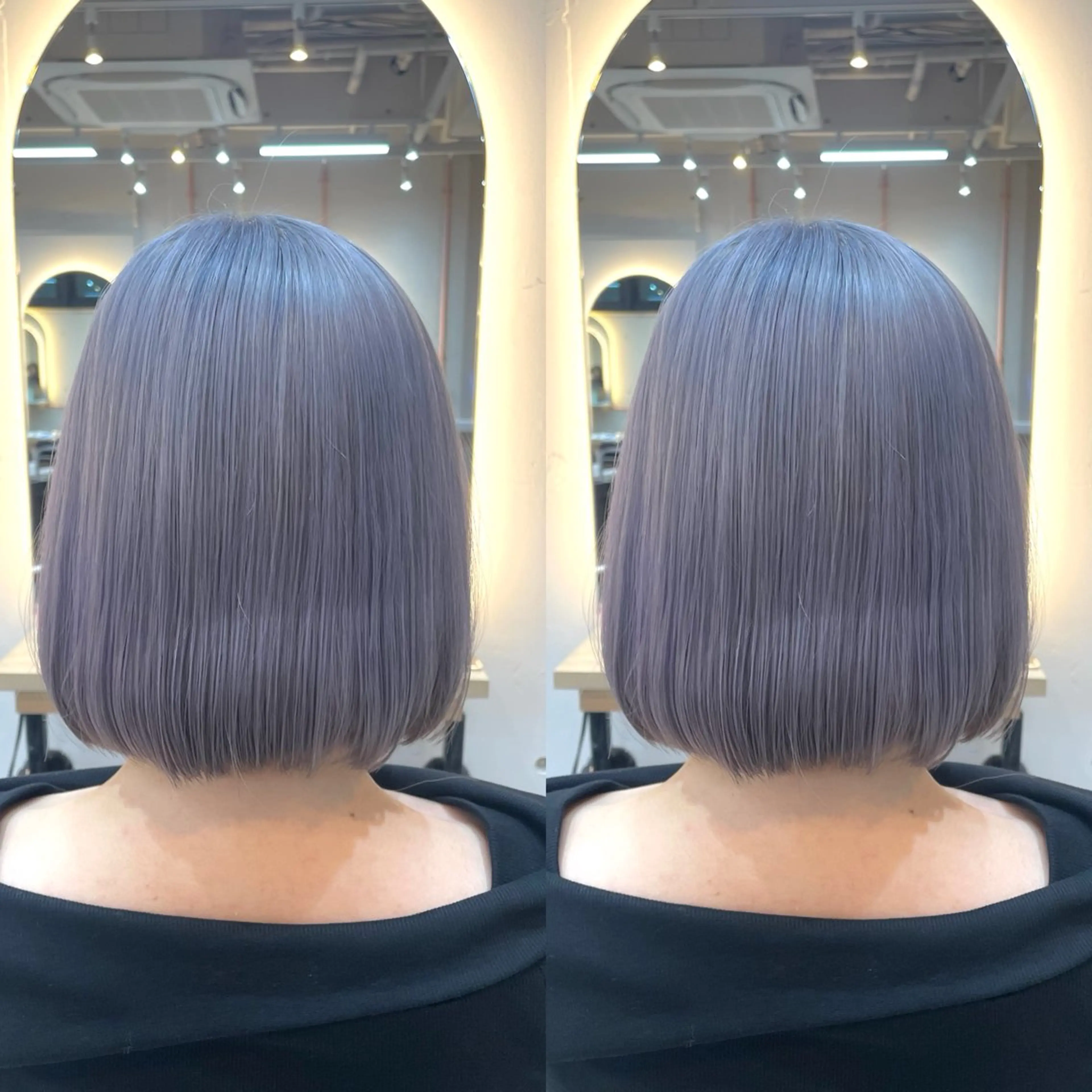 ショート カラー ヘアカラー トリートメント ヘアセット ブリーチ無し透明感 カラー🦕まどかのヘアスタイル
