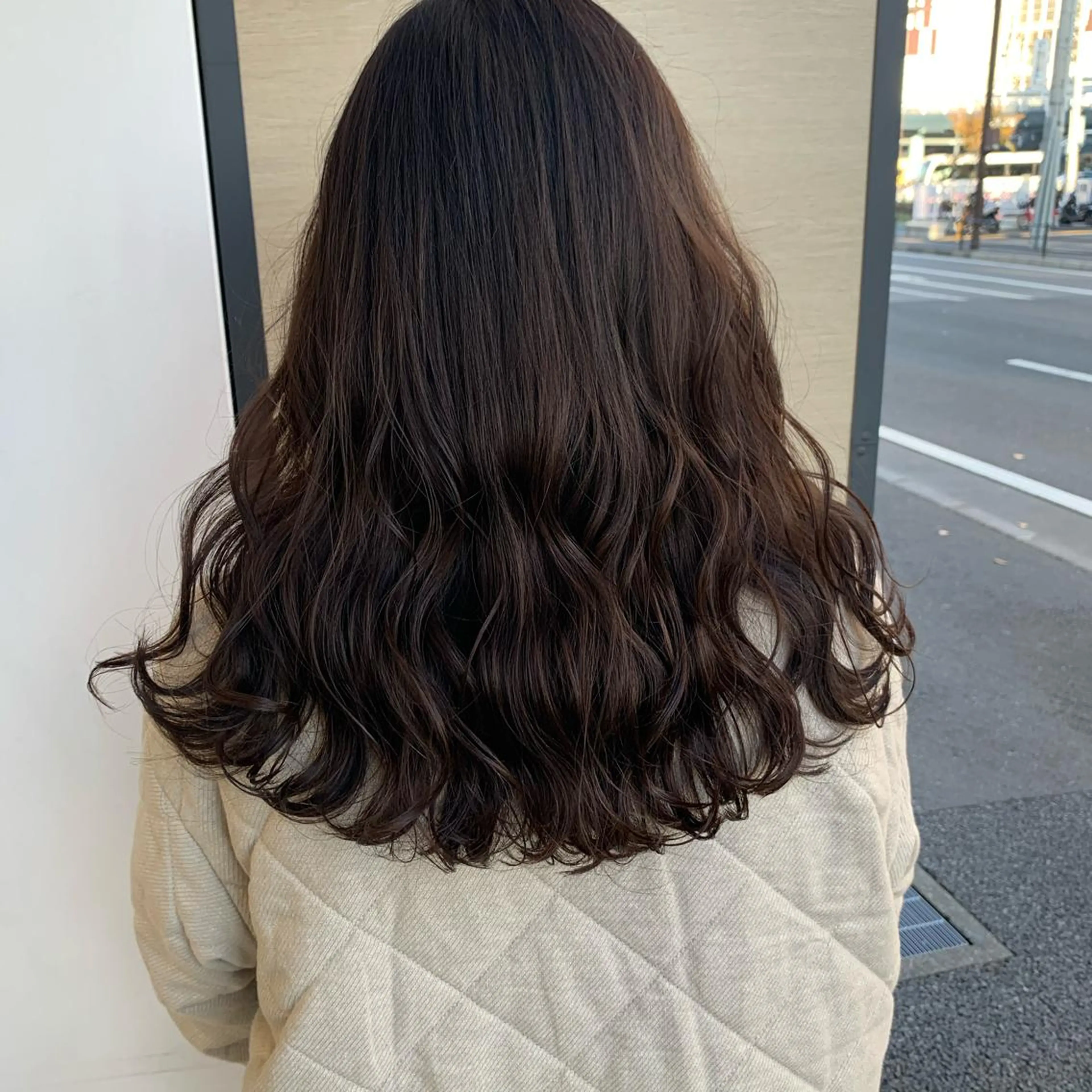ロング カット トリートメント ウスイ ハルカのヘアスタイル