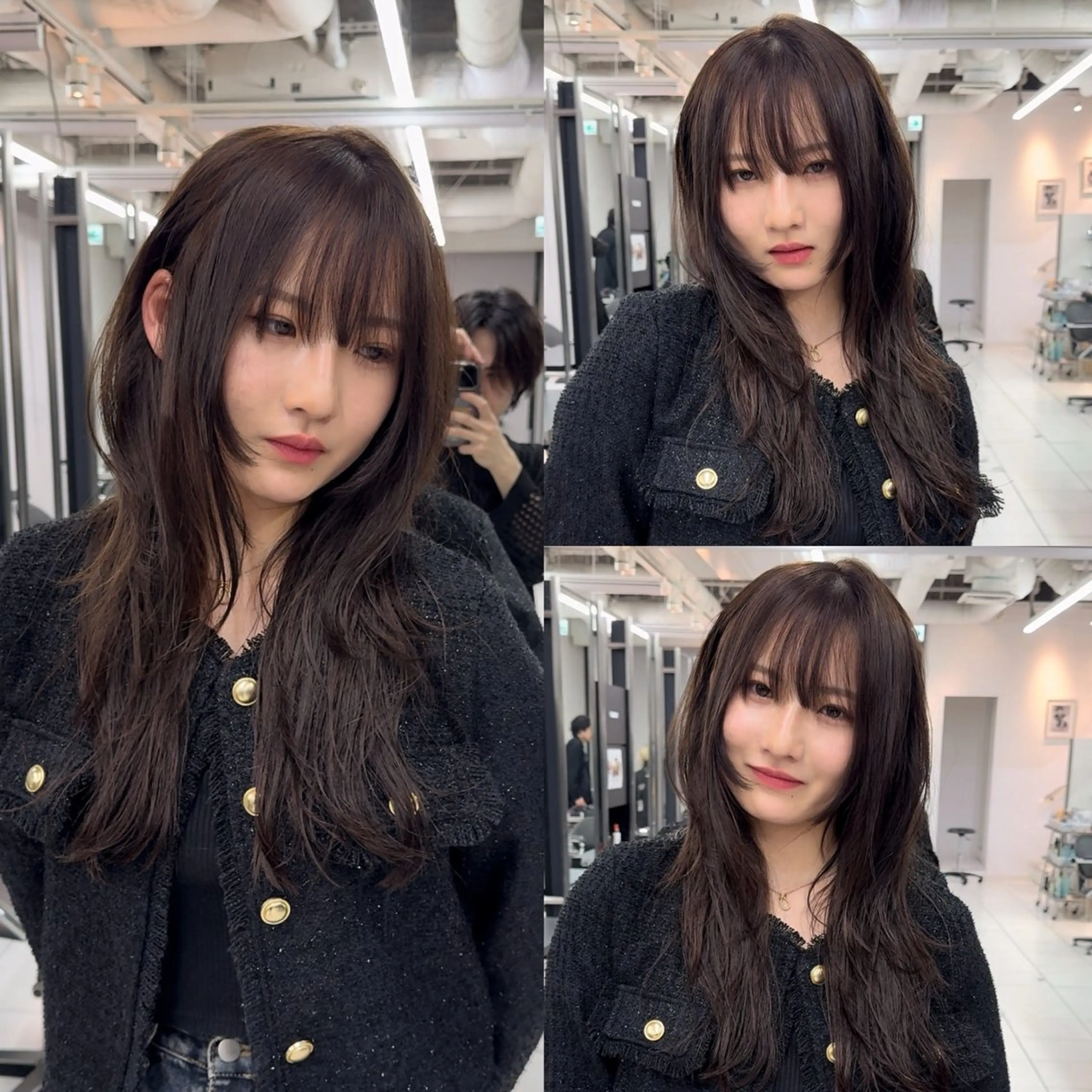 ロング ミディアムレイヤー/ ロングレイヤー堀匠吾のヘアスタイル