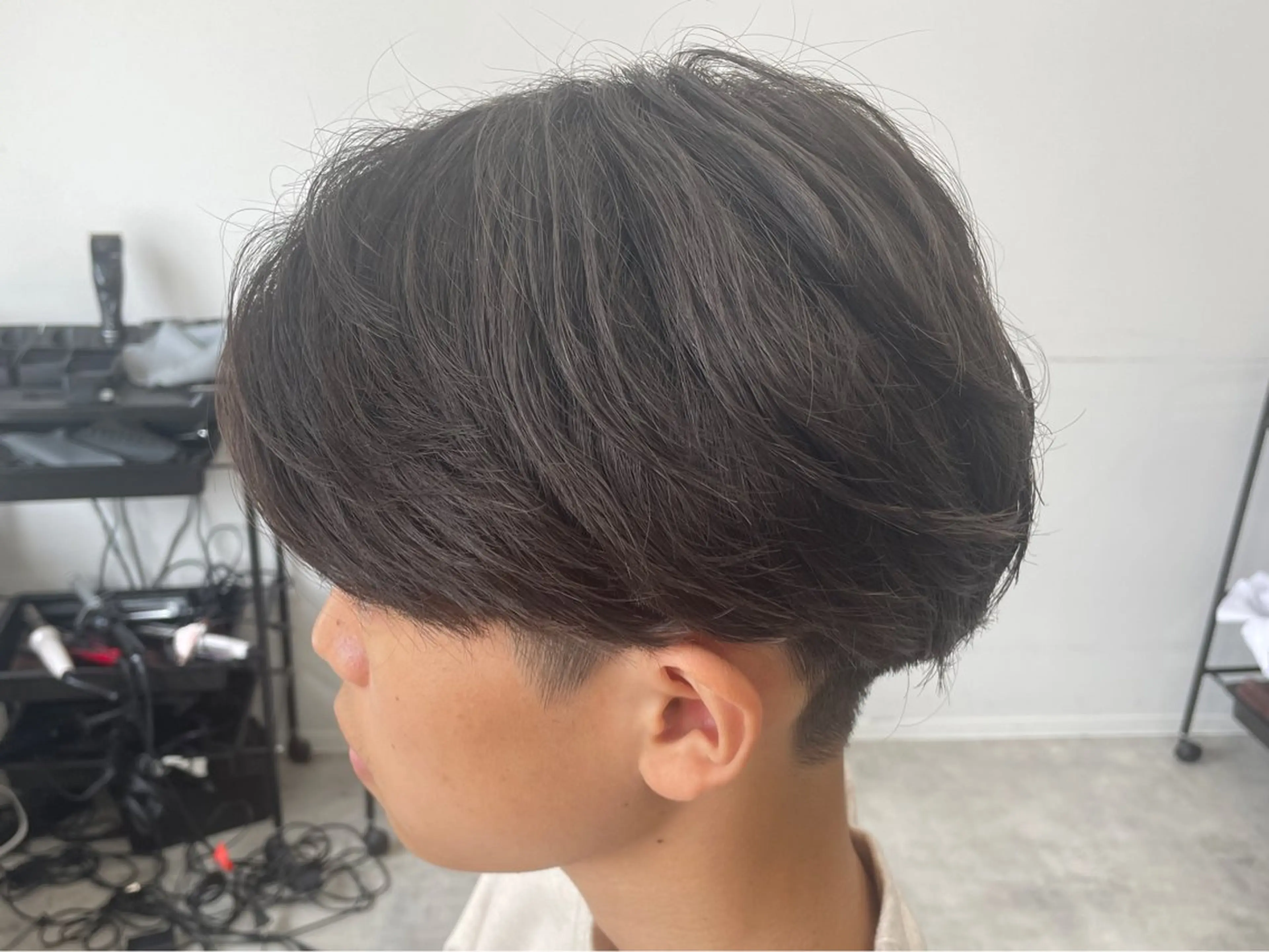 ショート パーマ メンズ カット パーマ メンズパーマ/新潟/ 万代／田崎亮🌟のヘアスタイル