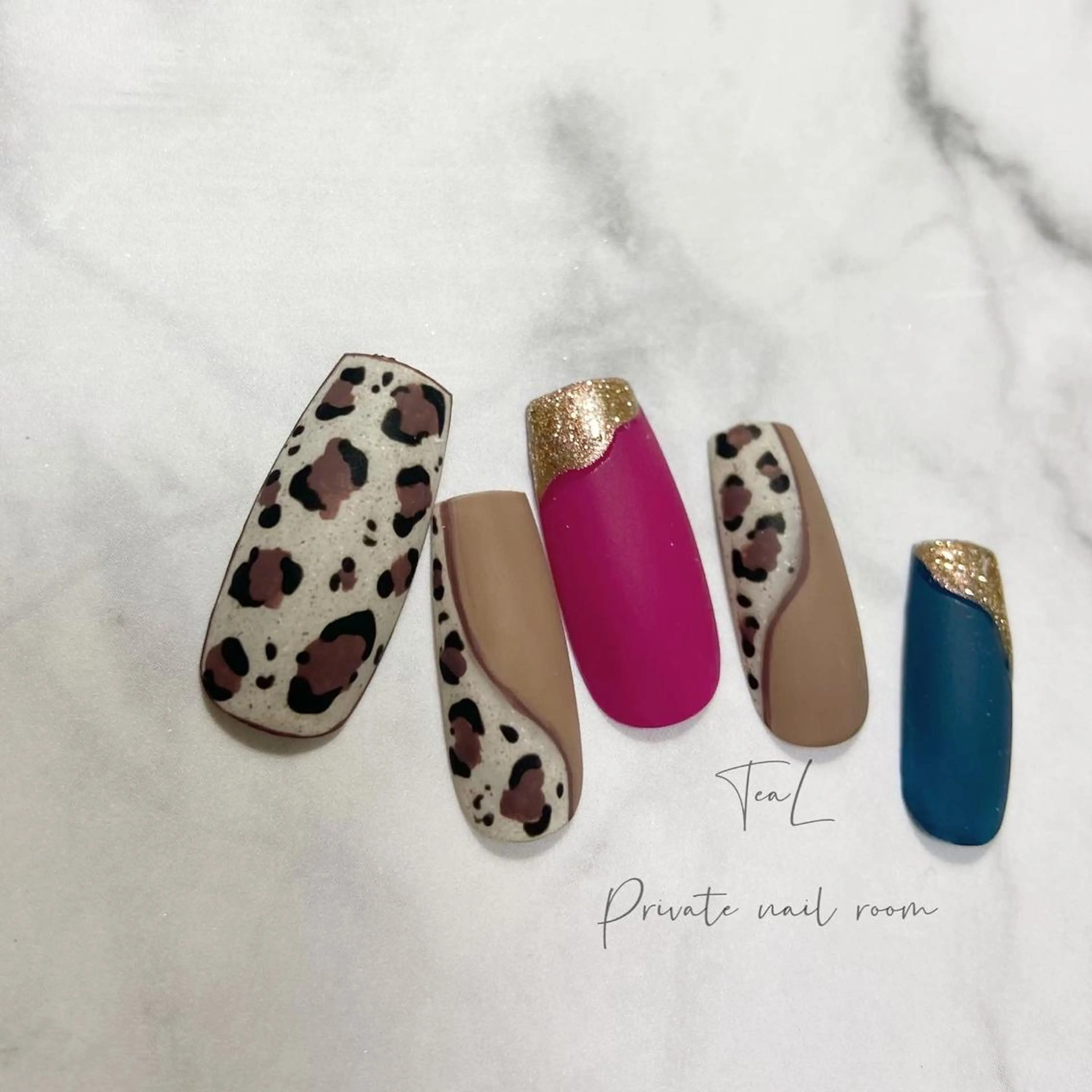 ネイル ハンドネイル TeaL nailのネイルデザイン