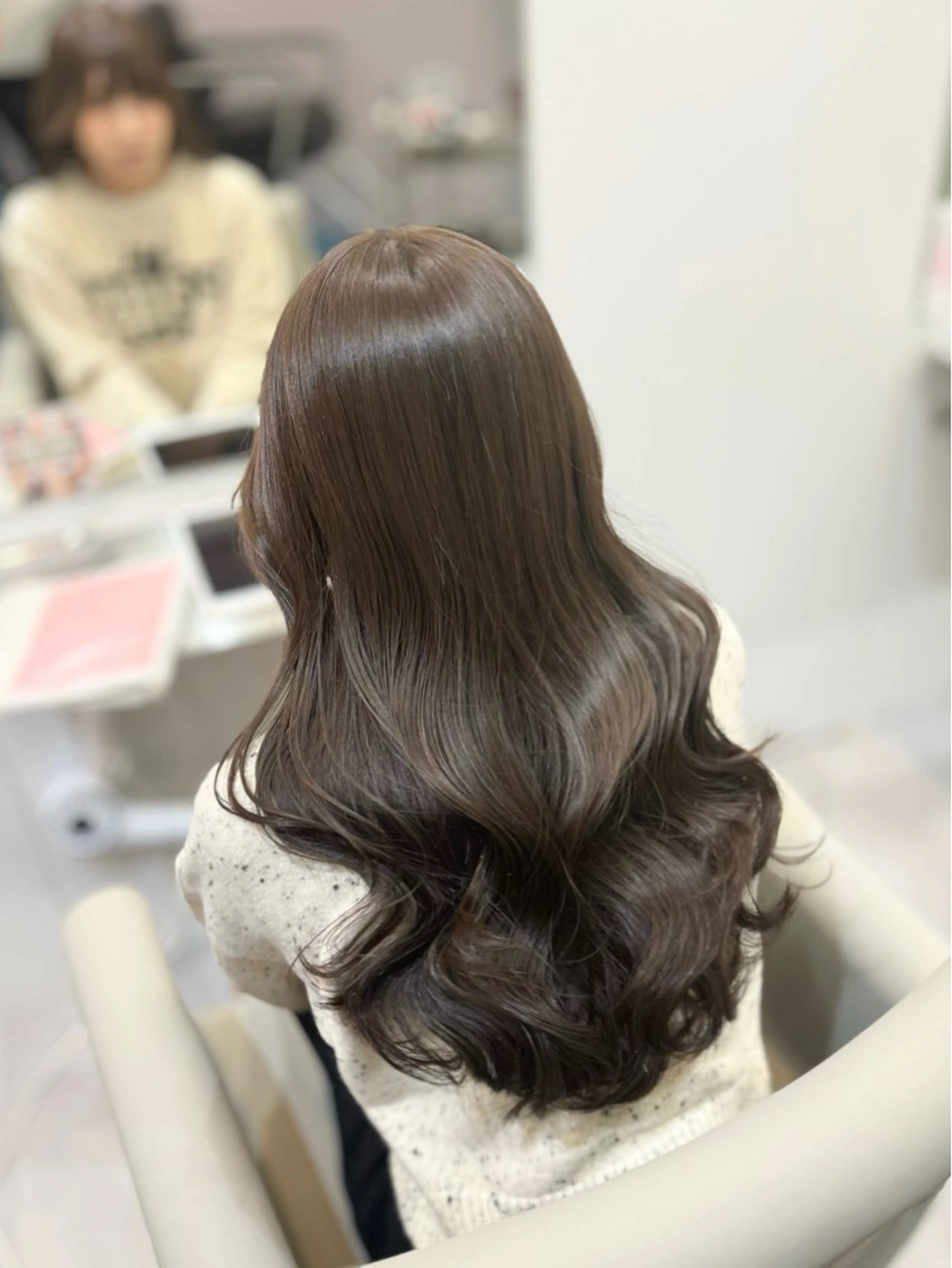 カラー YUZUKI艶カラー /似合わせ小顔カットのヘアスタイル