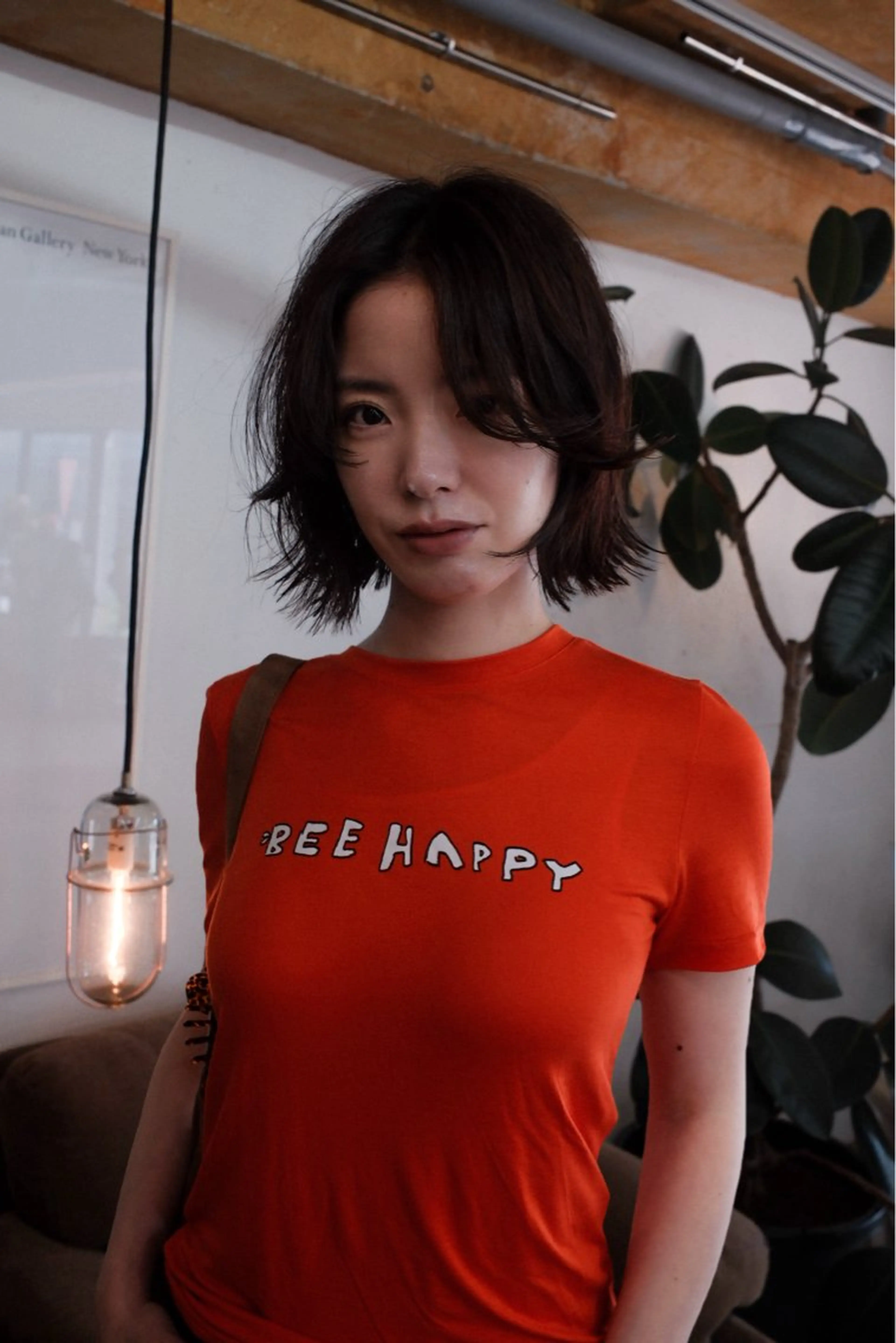 ミディアム カラー カット ヘアカラー KEI gattacaのヘアスタイル