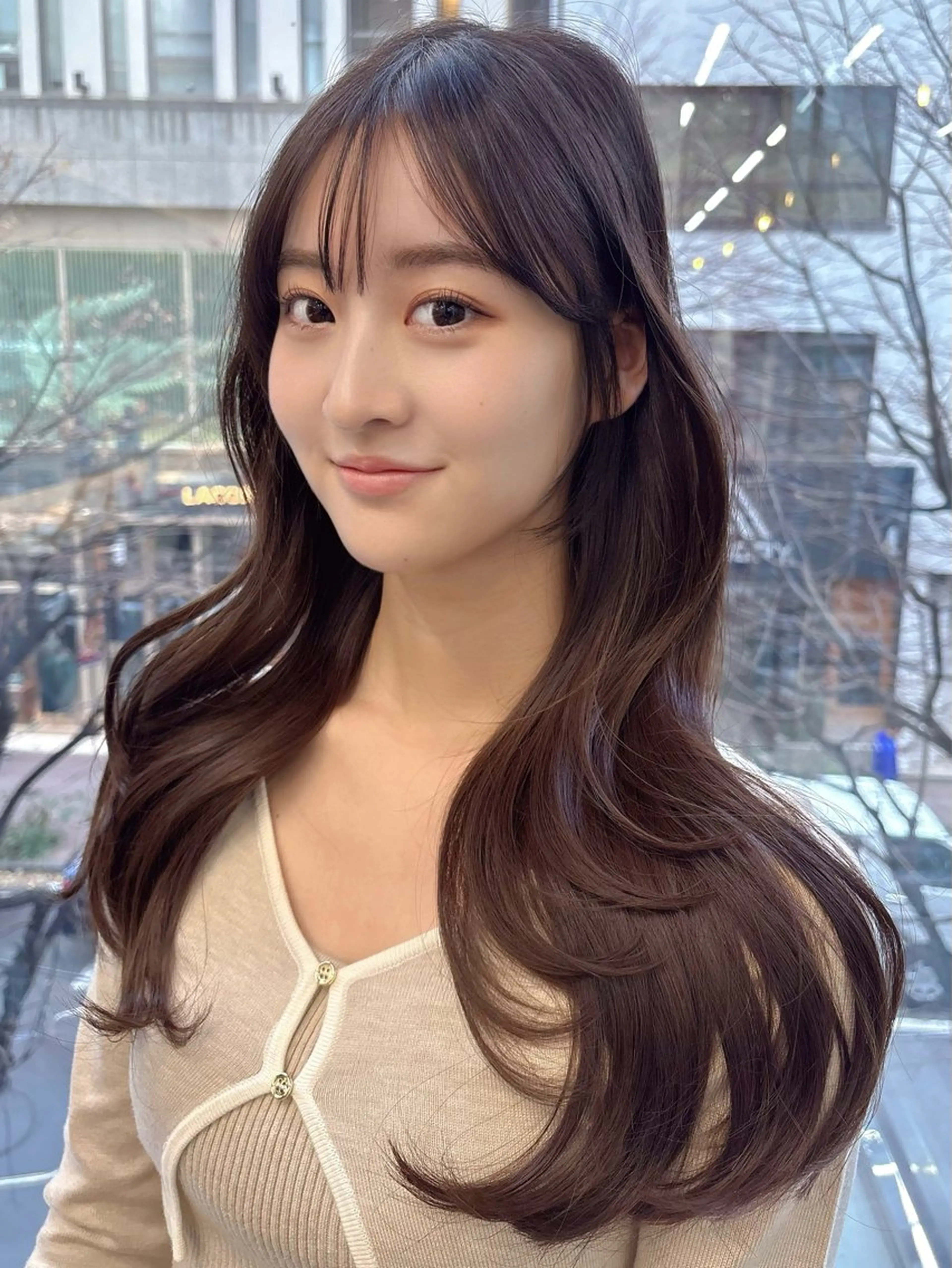 ロング カット ヘアカラー トリートメント 銀座/レイヤー 🌷nonoka🌷のヘアスタイル