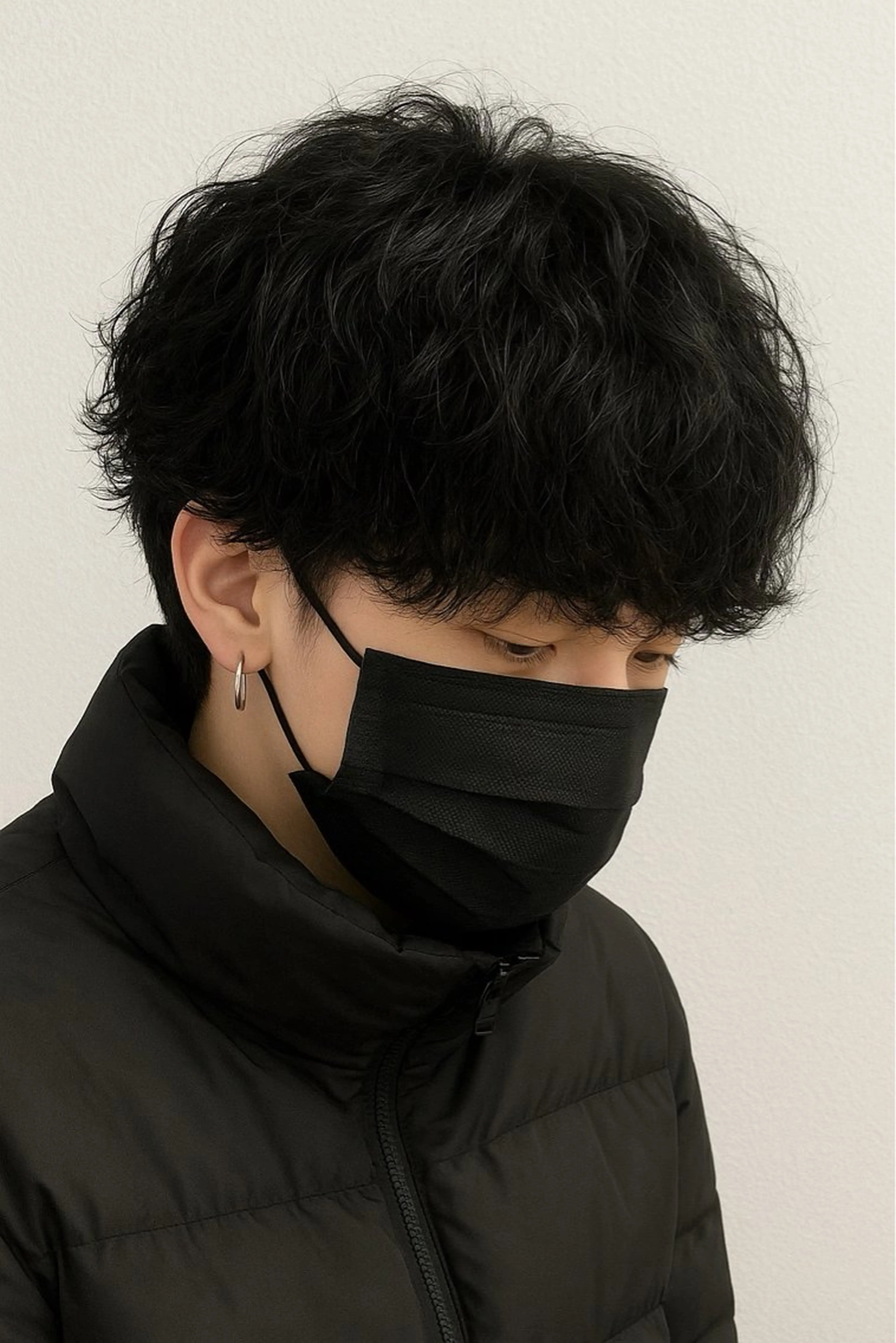 パーマ メンズ 駒野 蓮のヘアスタイル