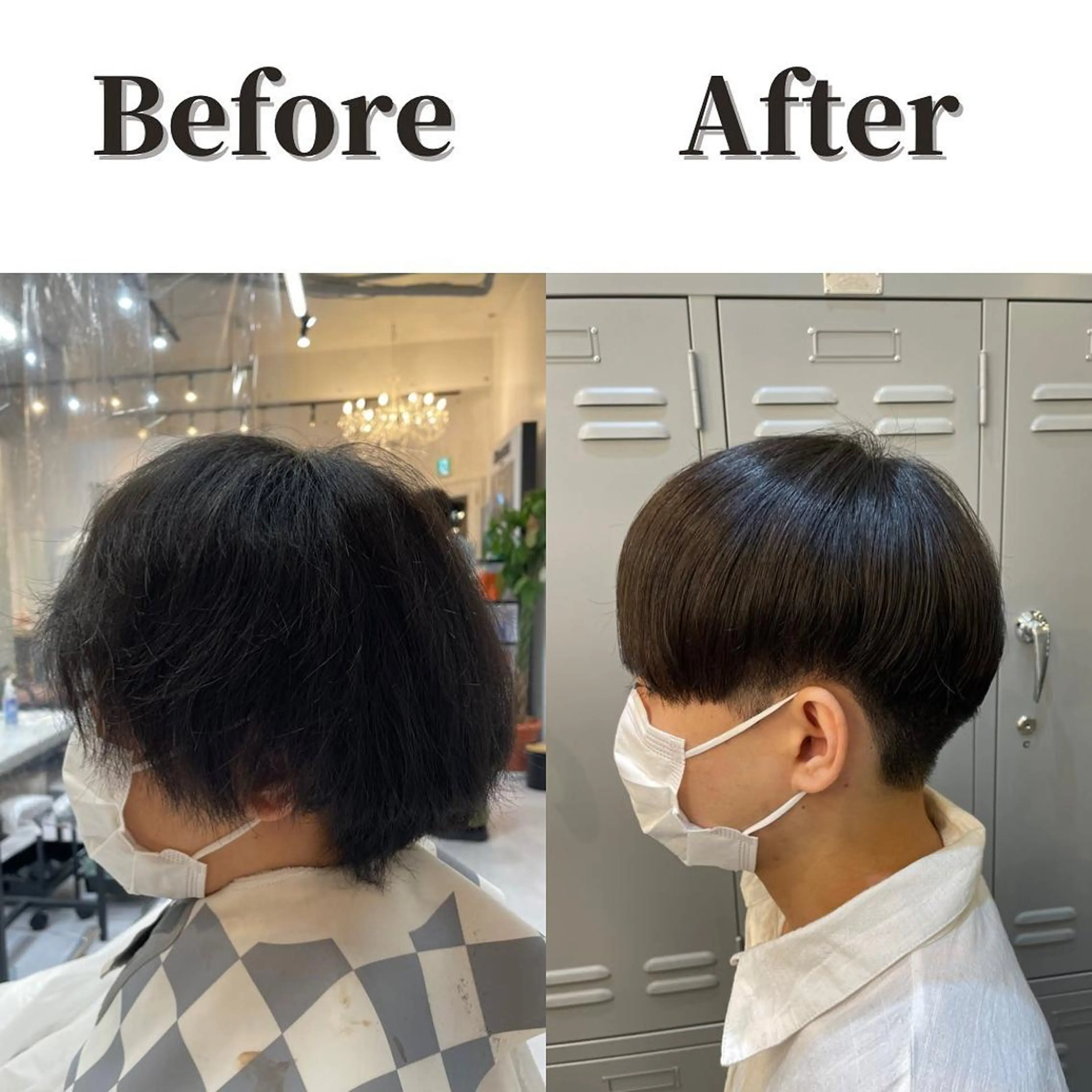 ショート 髪質改善× ハイライト溝江のヘアスタイル