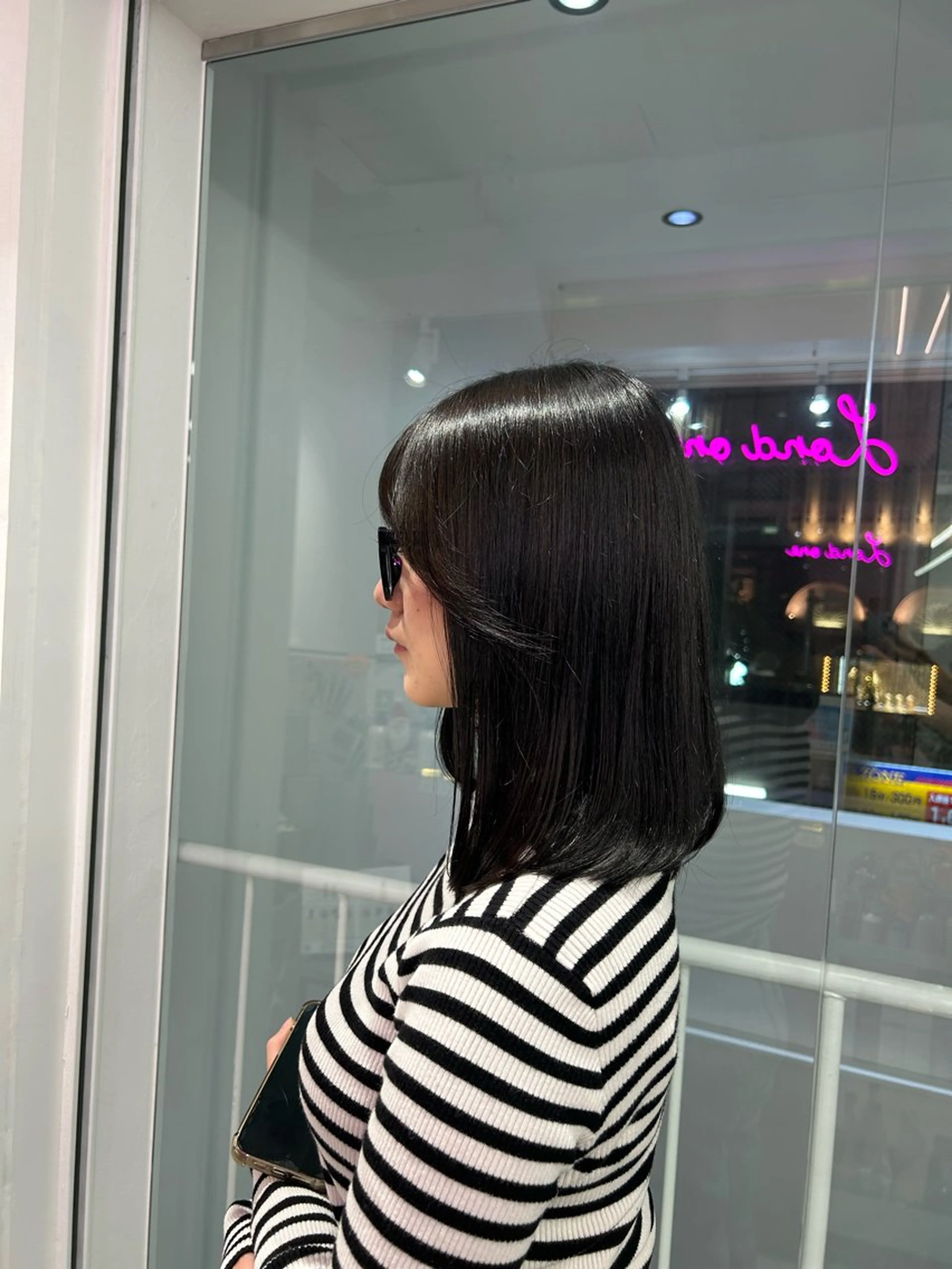 ミディアム ヘアカラー トリートメント 髪質改善/カラー 山口蒼太のヘアスタイル