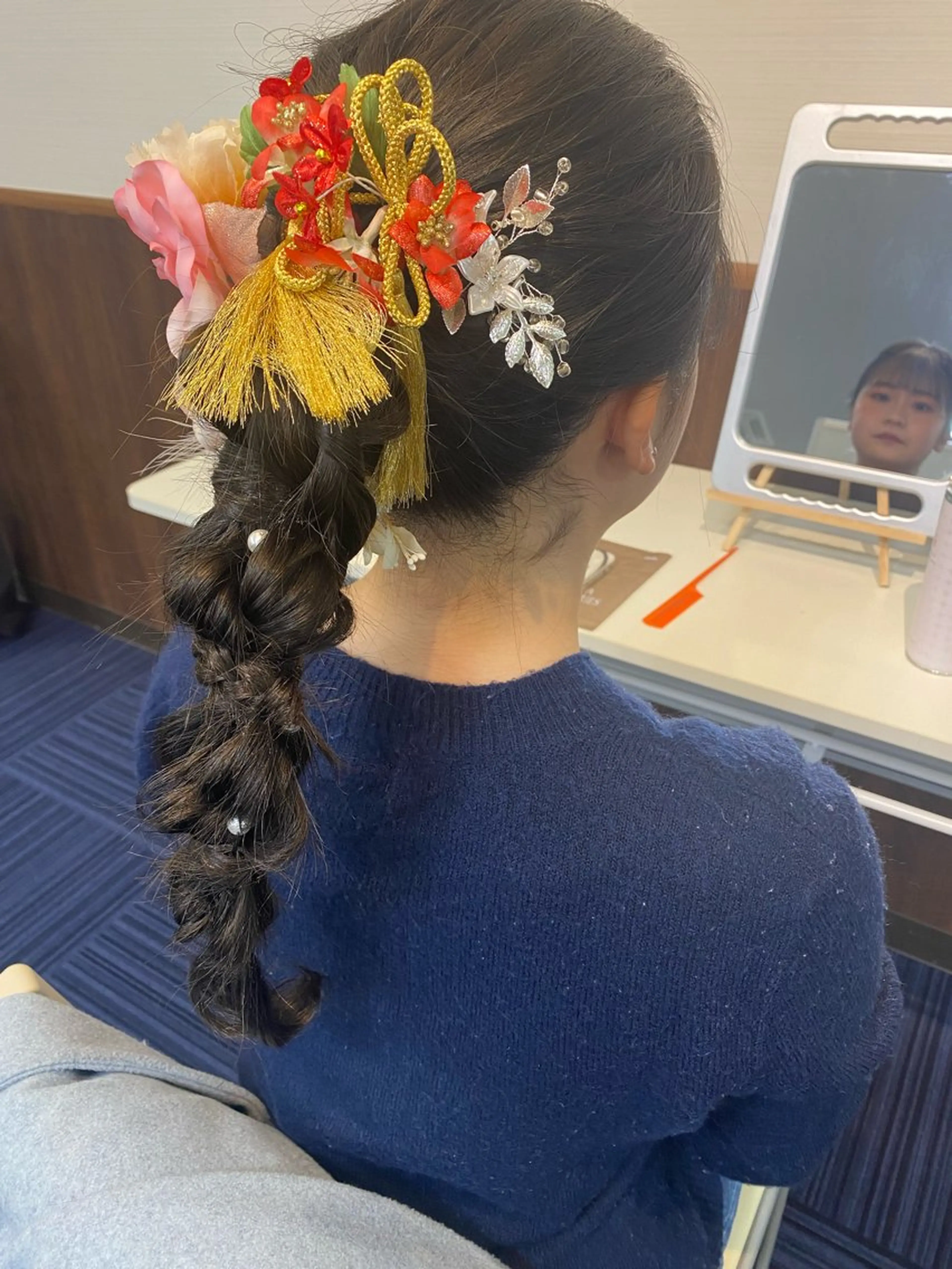 ロング ヘアアレンジ 成人式 ヘアセット Avalon所属・Hiroshi ヒロシのヘアスタイル