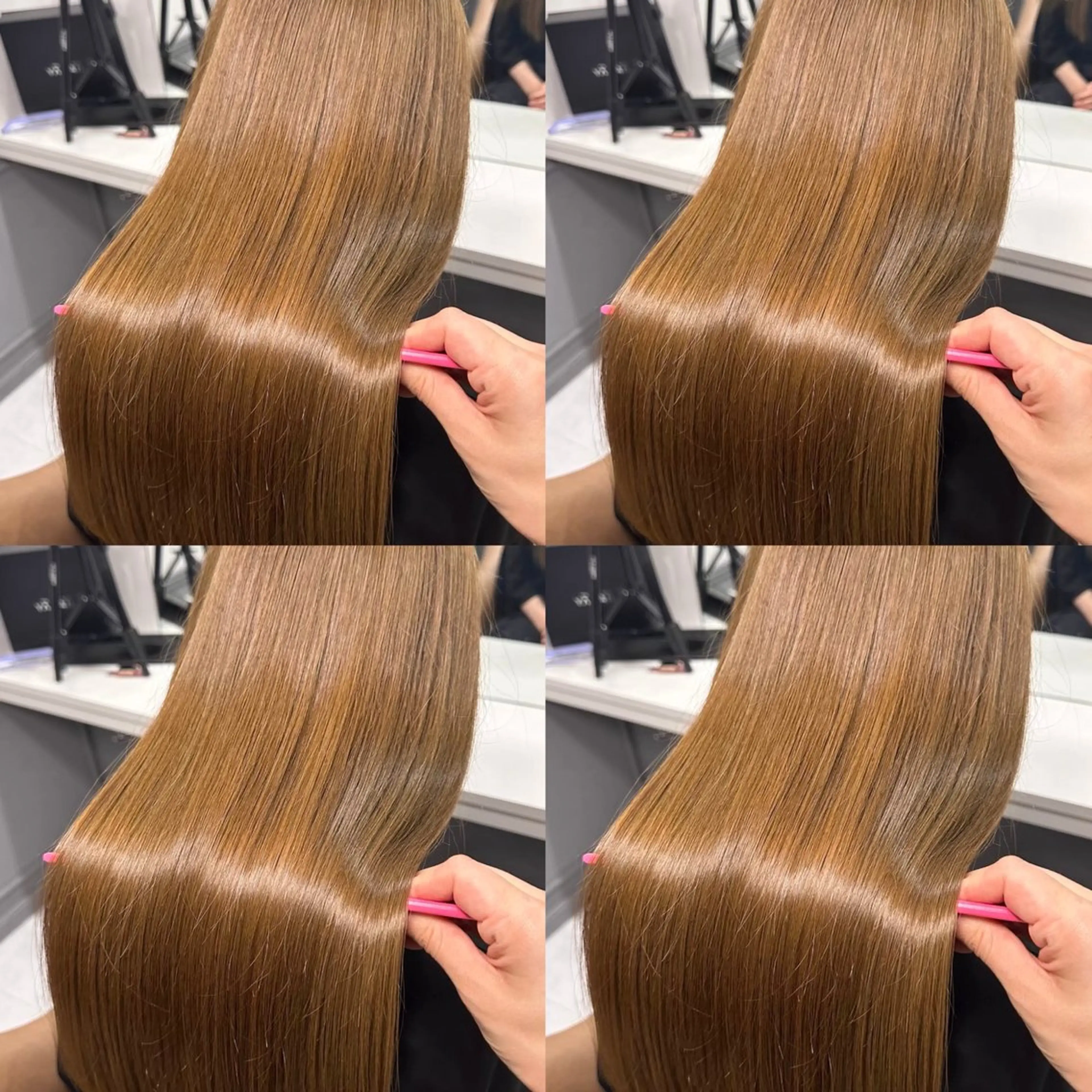 セミロング カラー 大人可愛い韓国ヘア きららのヘアスタイル