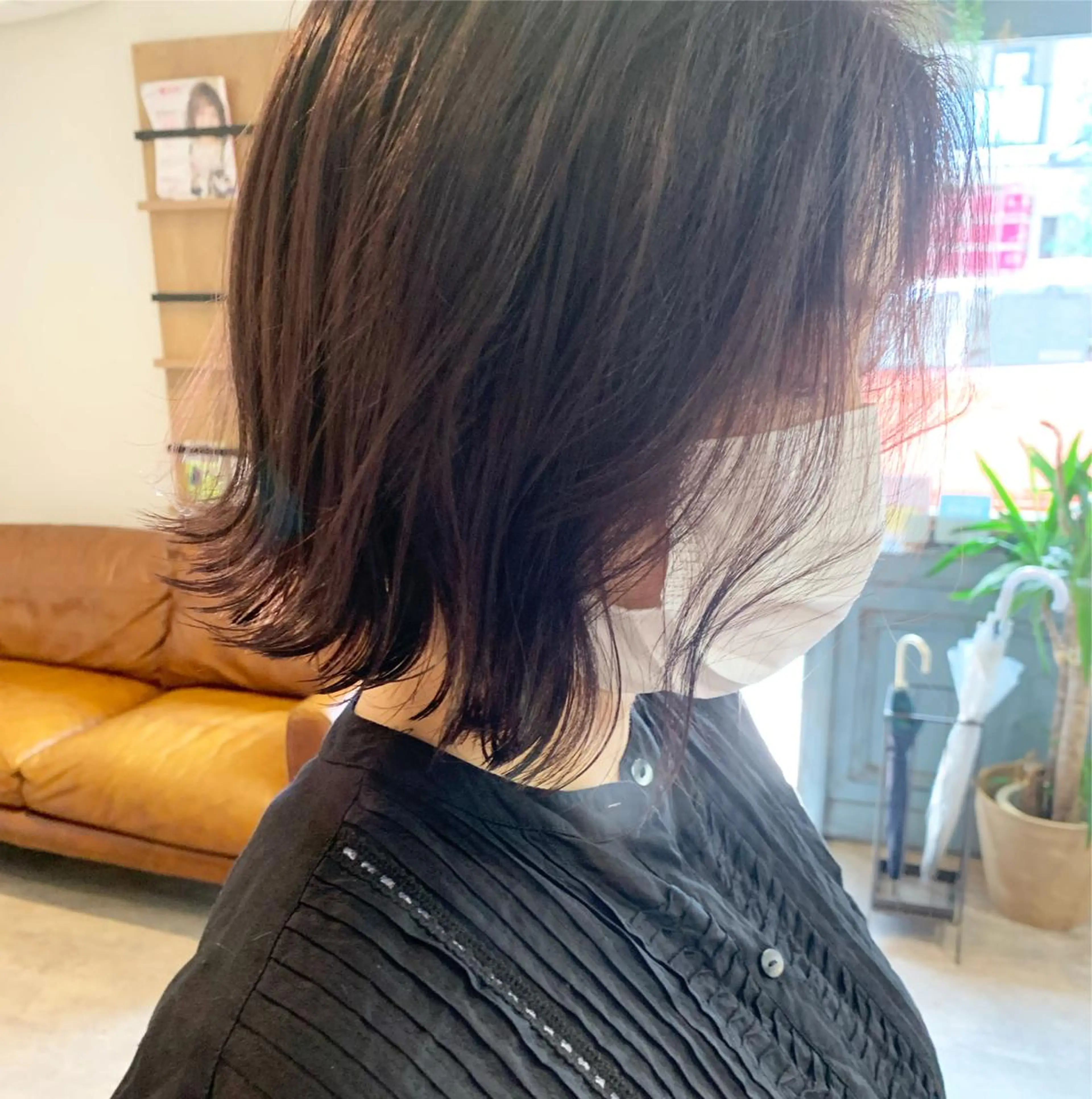 ショート 前下がりボブ ボブ カット トリートメント HARE 川崎晴佳のヘアスタイル