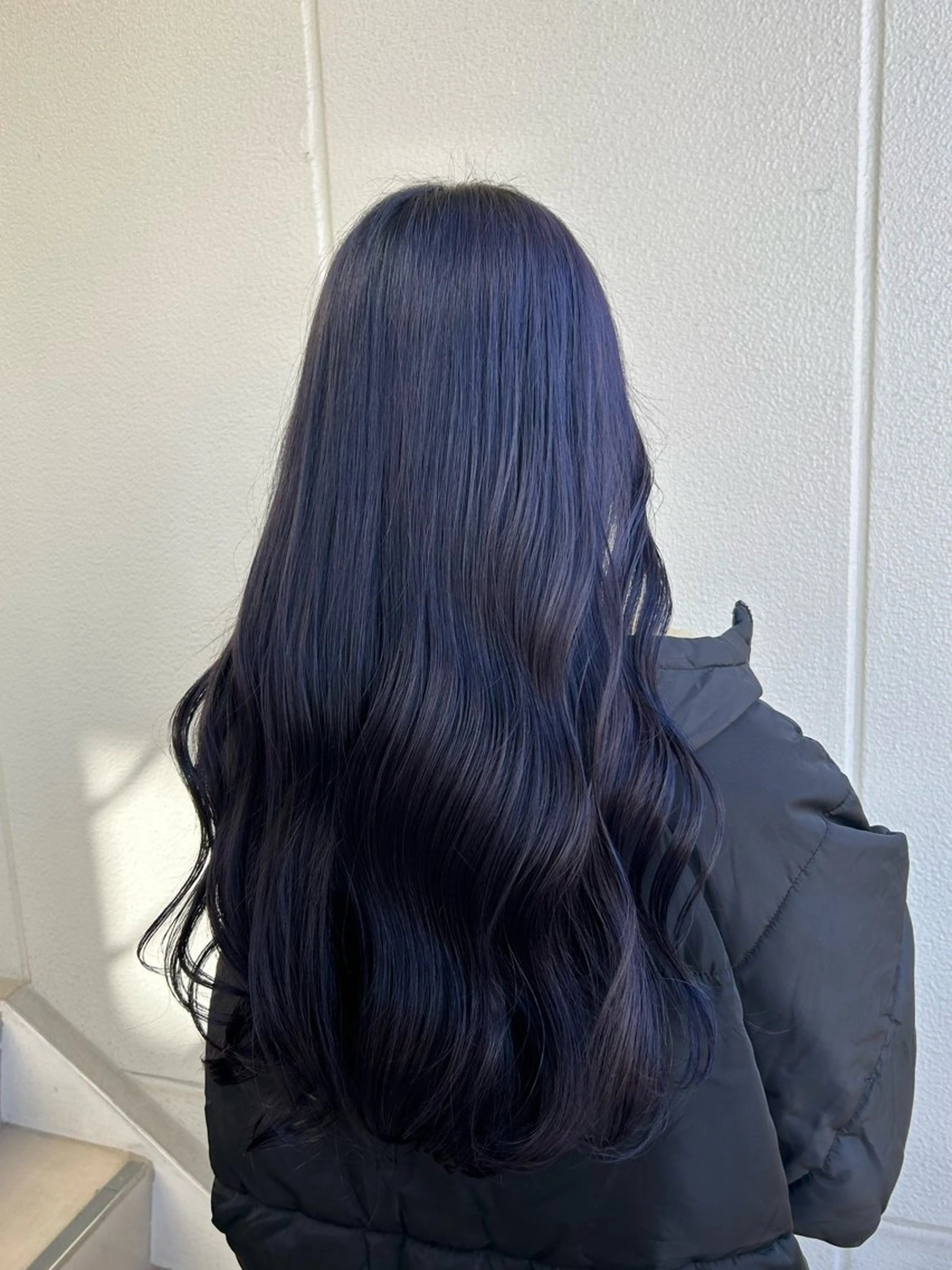 ロング カラー ヘアアレンジ ブルーカラー ブルーラベンダー ラベンダーカラー 《暖色/韓国hair 》🇰🇷桑原ユキネのヘアスタイル