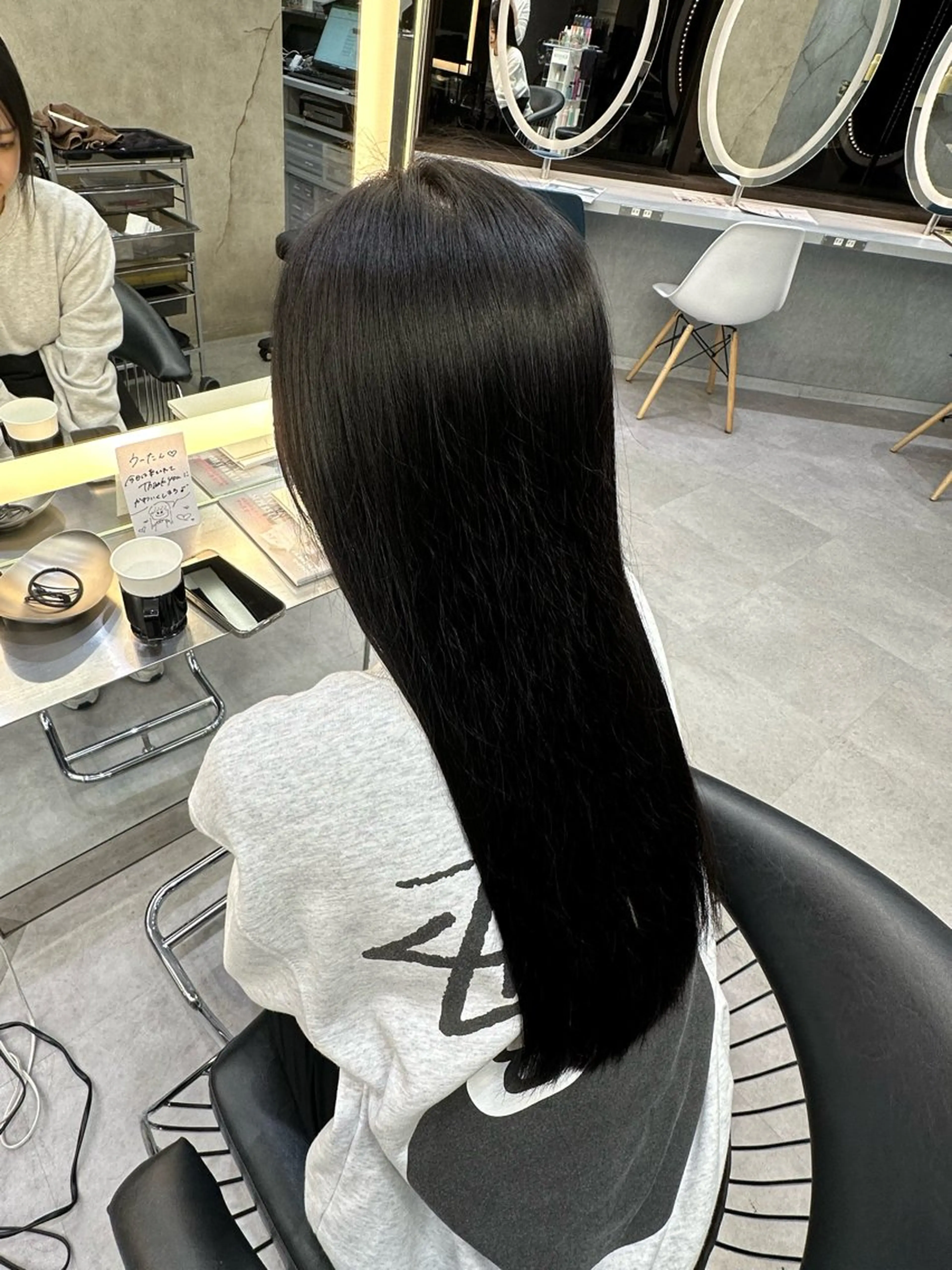 ロング カラー ヘアカラー トリートメント カット縮毛モデル募集 hina🪐˚✧₊⁎のヘアスタイル