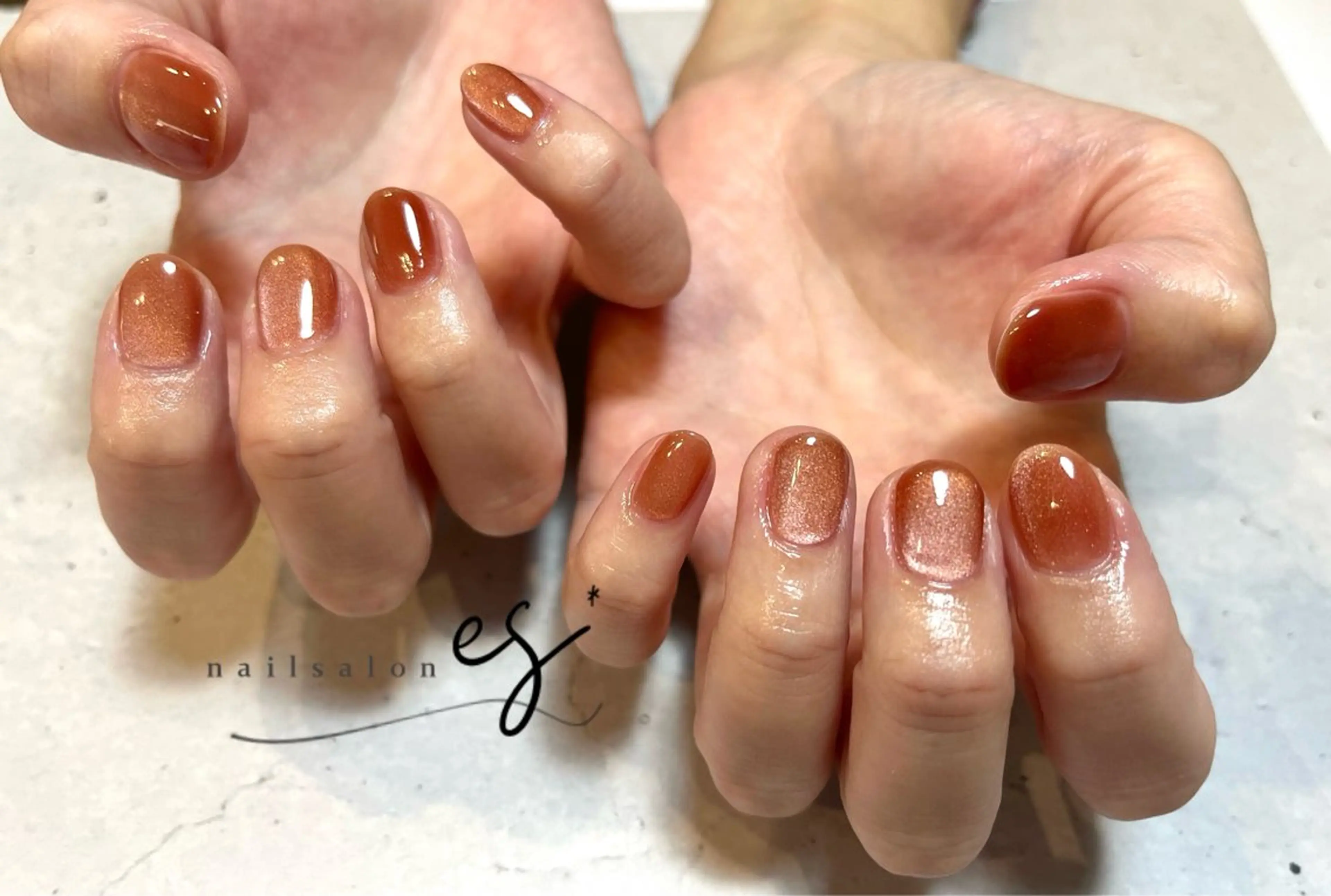 ネイル マグネットネイル nailsalon esのネイルデザイン