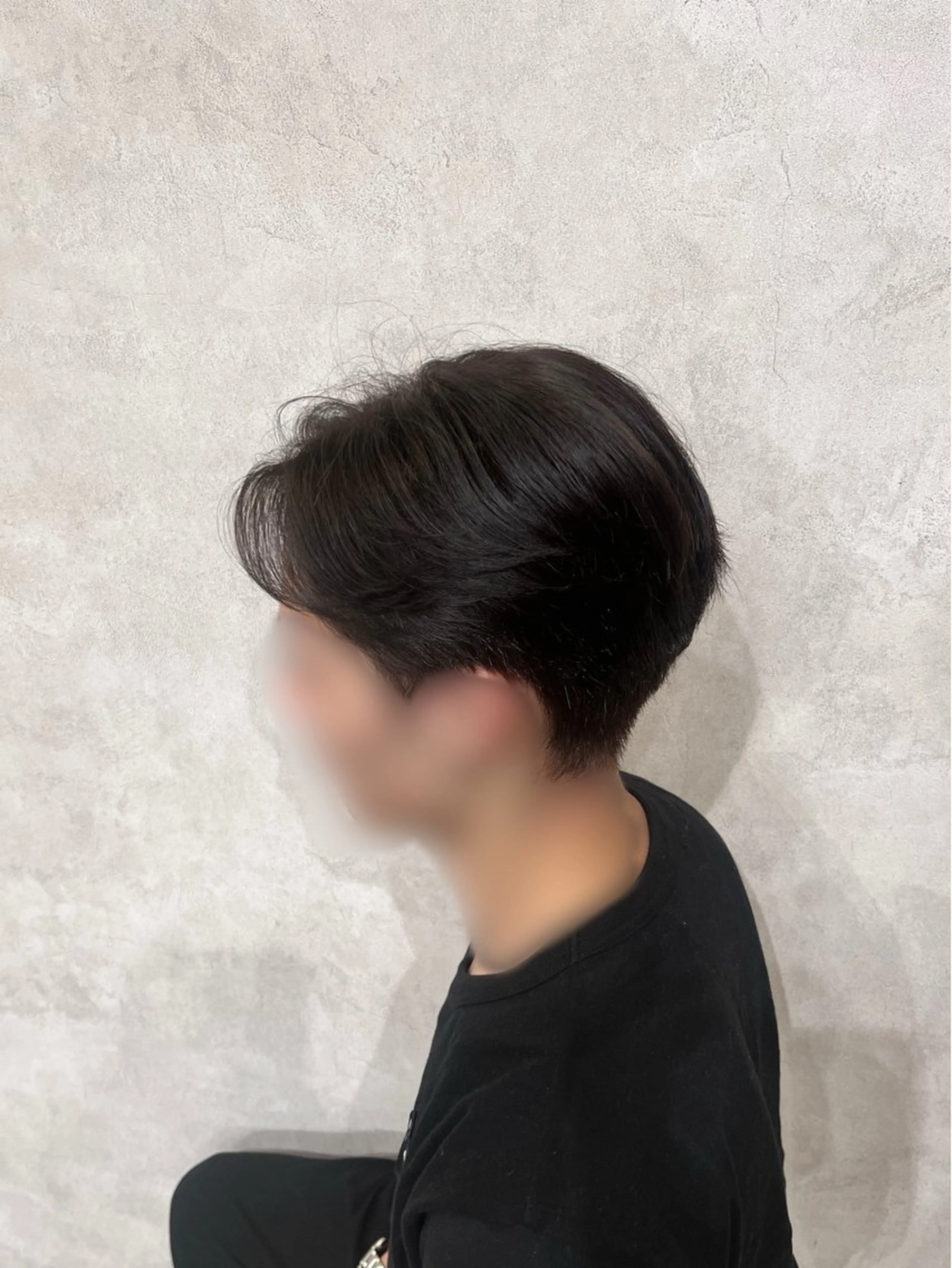 ショート カラー メンズ ブラウンカラー 高田 美羽のヘアスタイル
