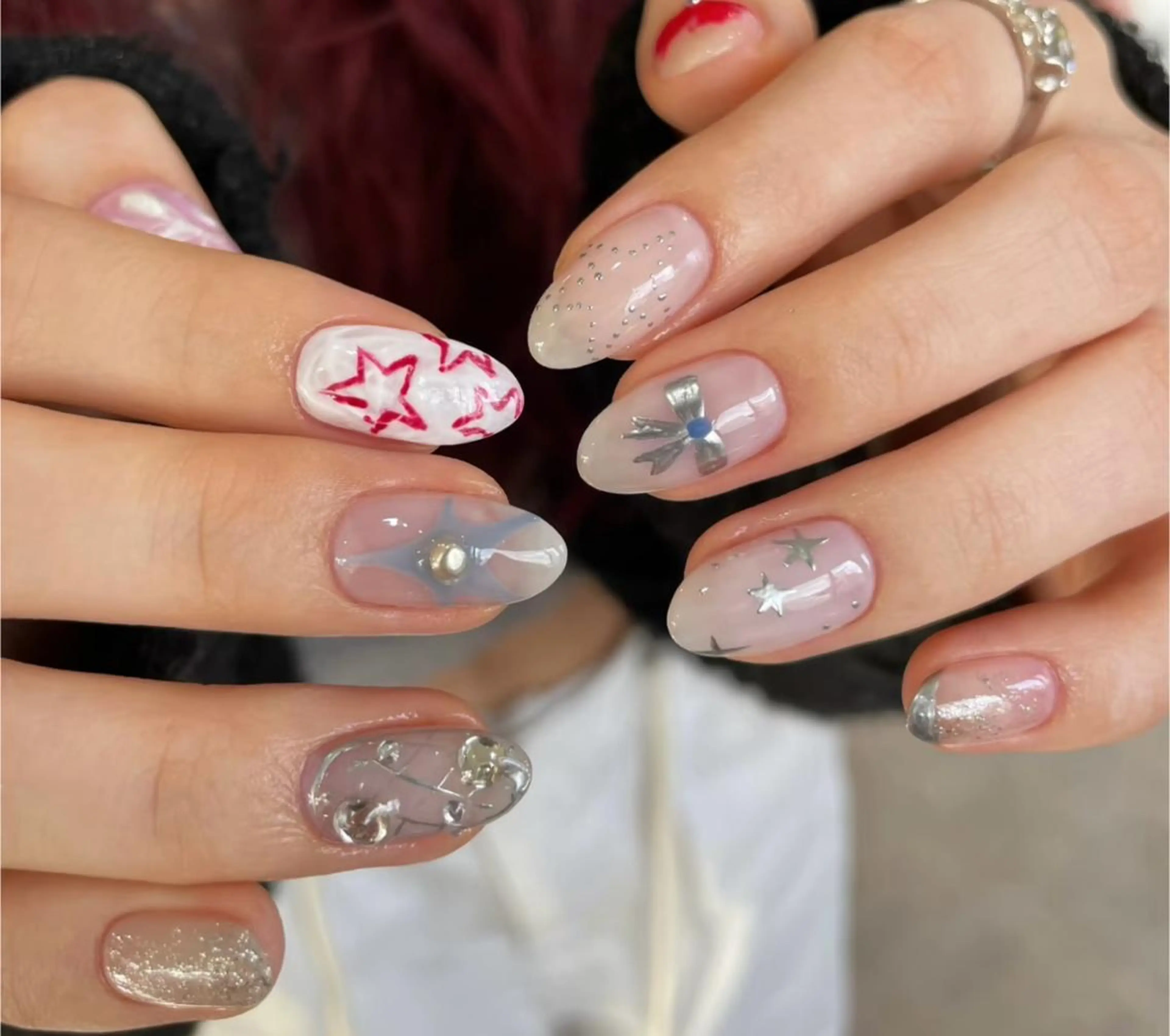ネイル ハンドネイル 🍑 momo_nailのネイルデザイン