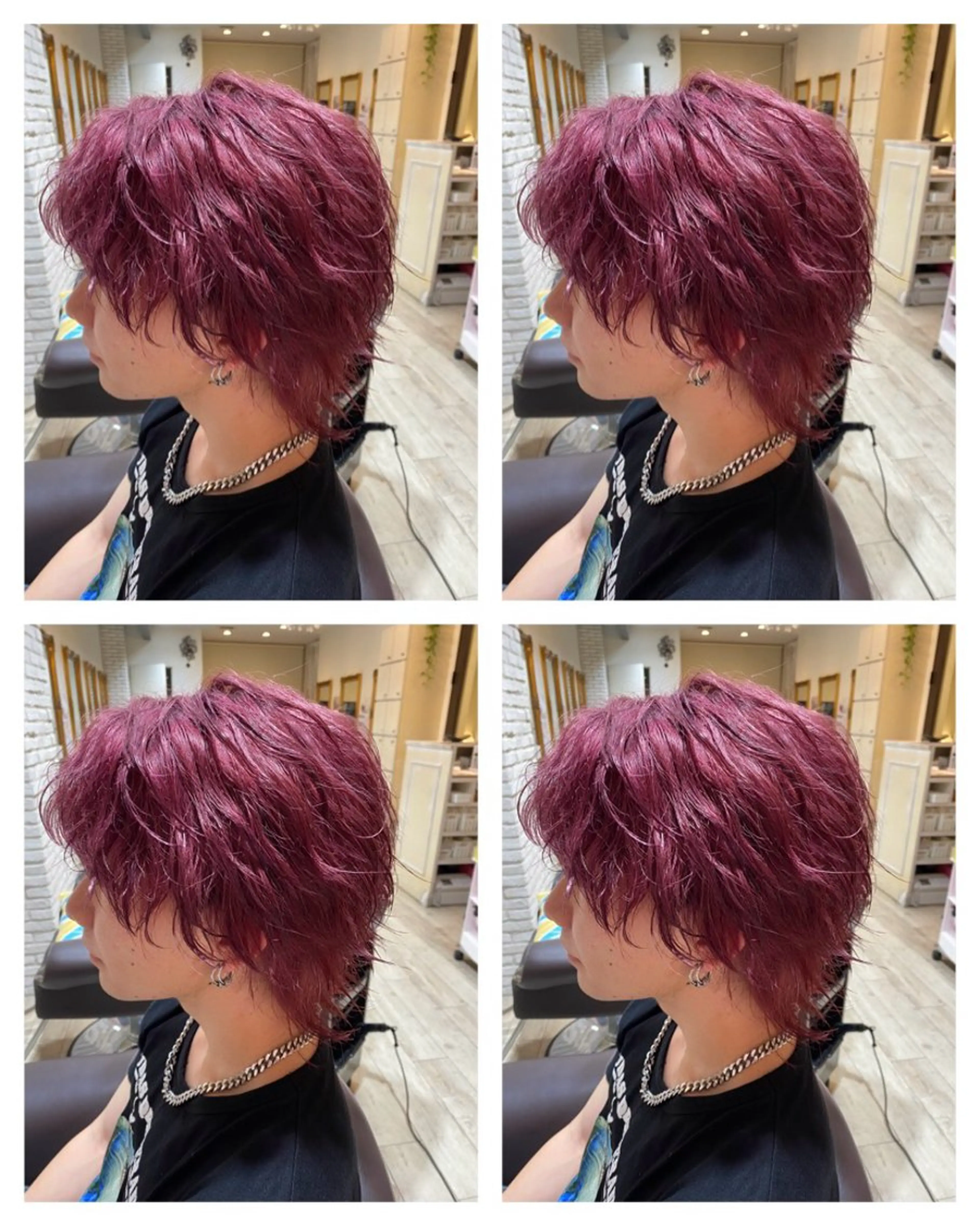 ミディアム カラー メンズ カット ヘアカラー トリートメント 🔹似合わせ✖️垢抜 け職人/ℕ𝕆ℝ𝕀のヘアスタイル