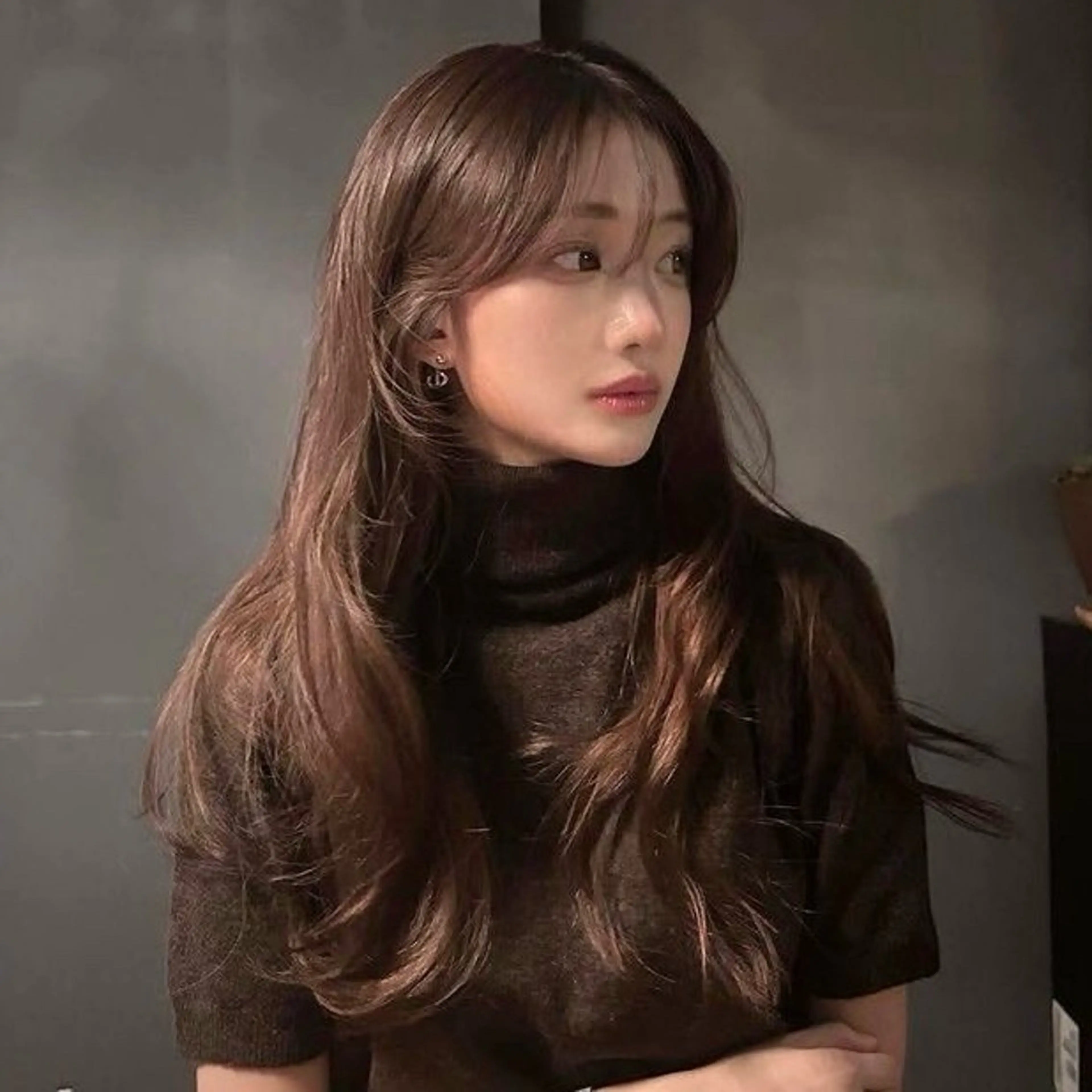 ロング カット ヘアカラー 🤍やわらか抜け感 hair🤍RINのヘアスタイル