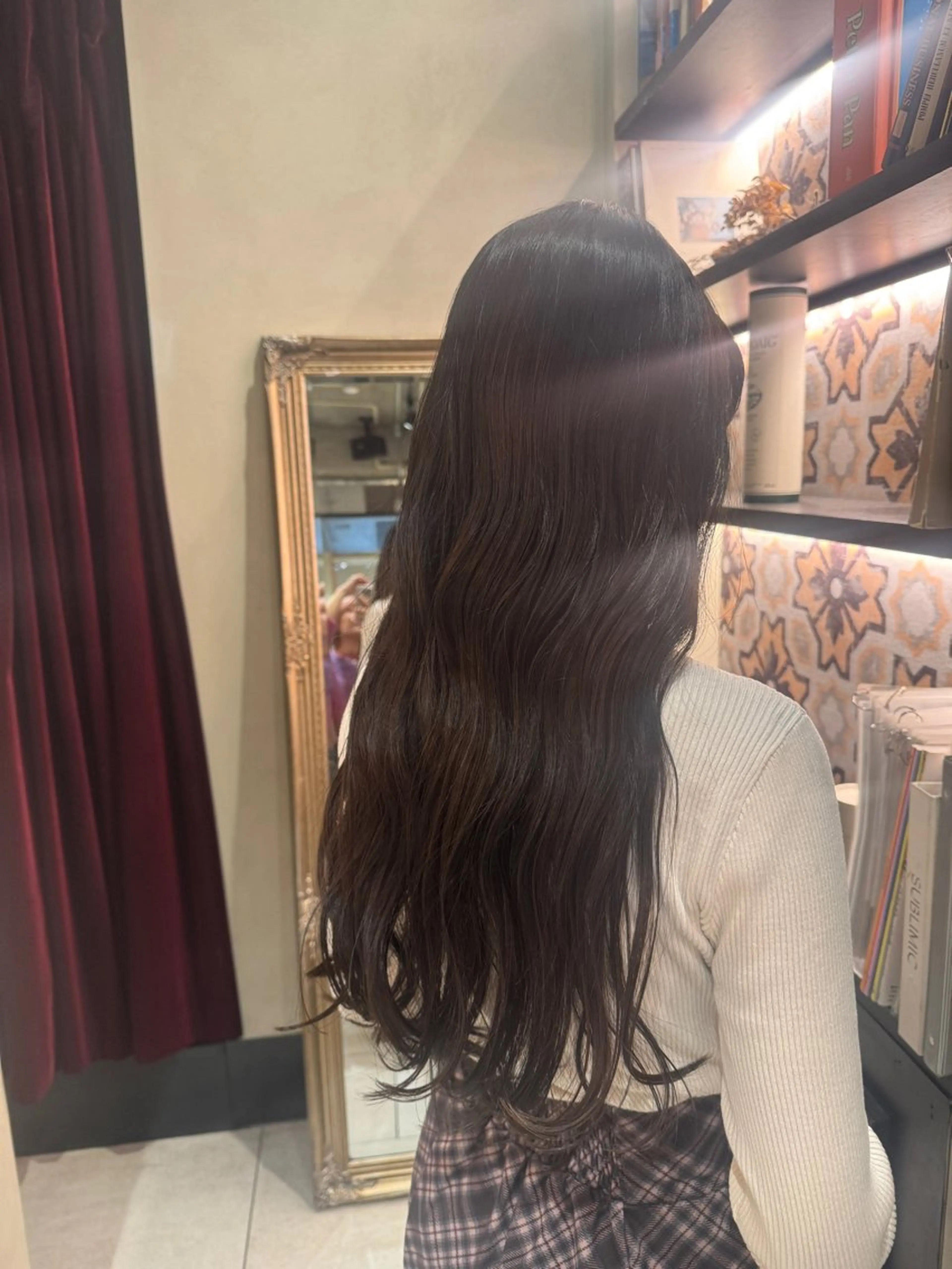 ロング カラー ロング ヘアカラー み うのヘアスタイル