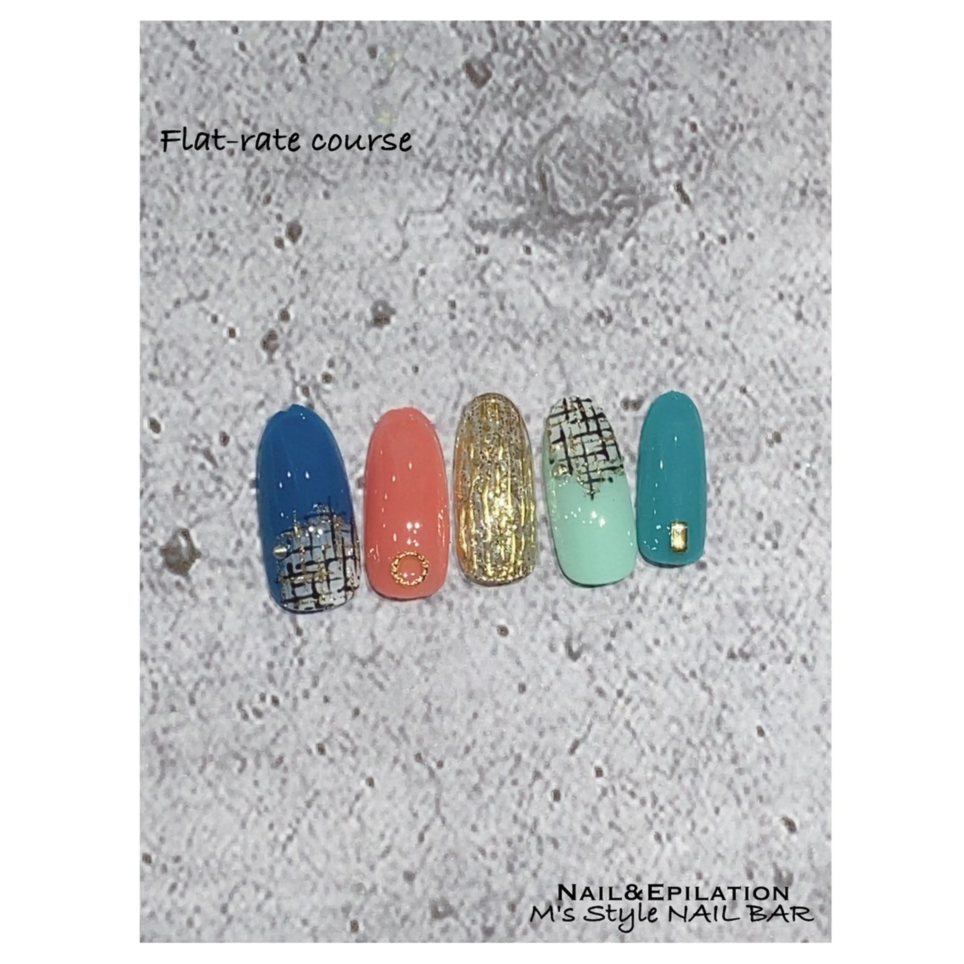 ネイル 成人式 フットネイル フレンチネイル ジェルネイル 韓国ネイル ハンドネイル M's Style NAIL BARのエステ・リラクイメージ