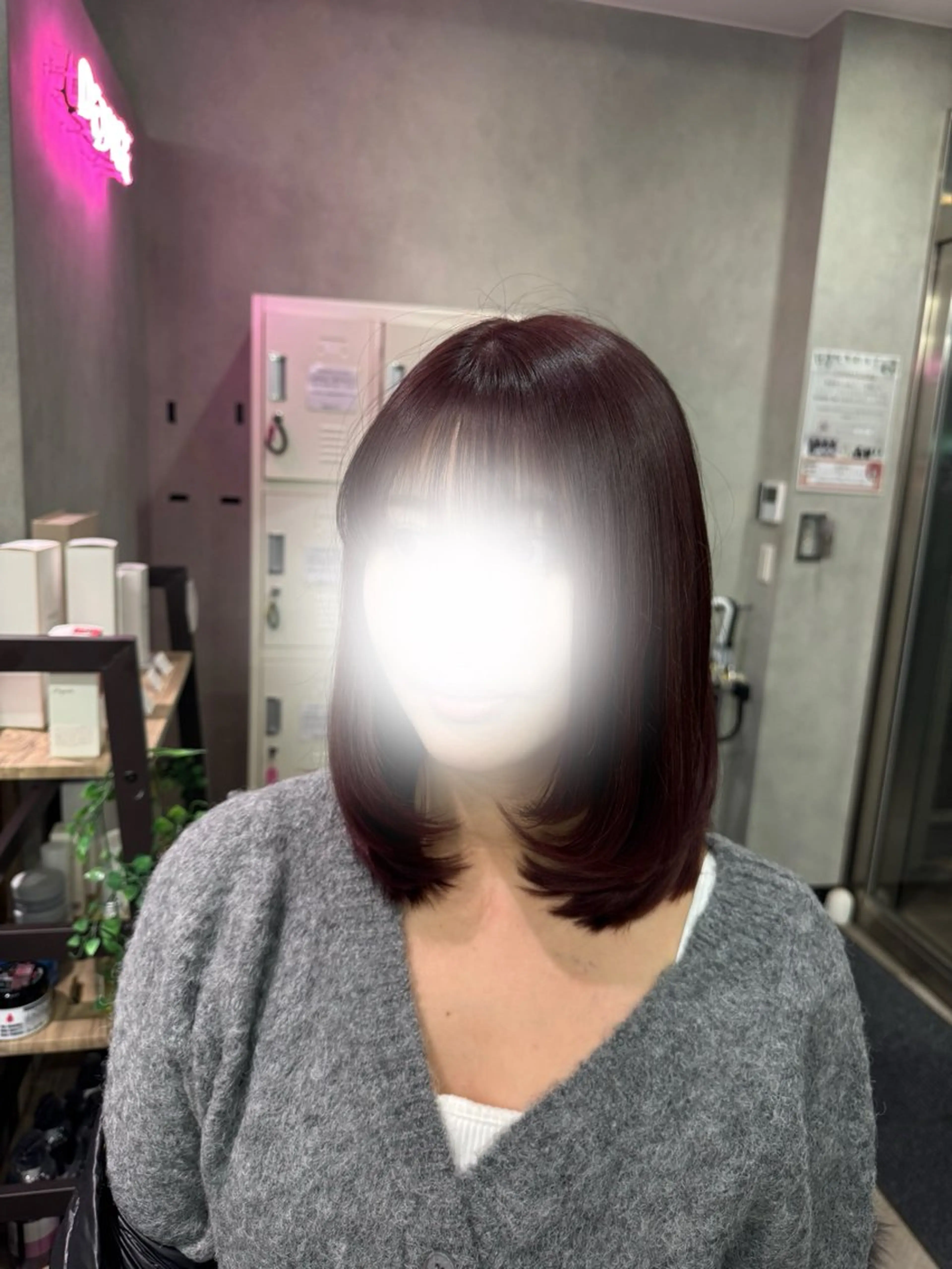 ミディアム カラー ヘアアレンジ カット ヘアカラー きたはら りおん💫のヘアスタイル