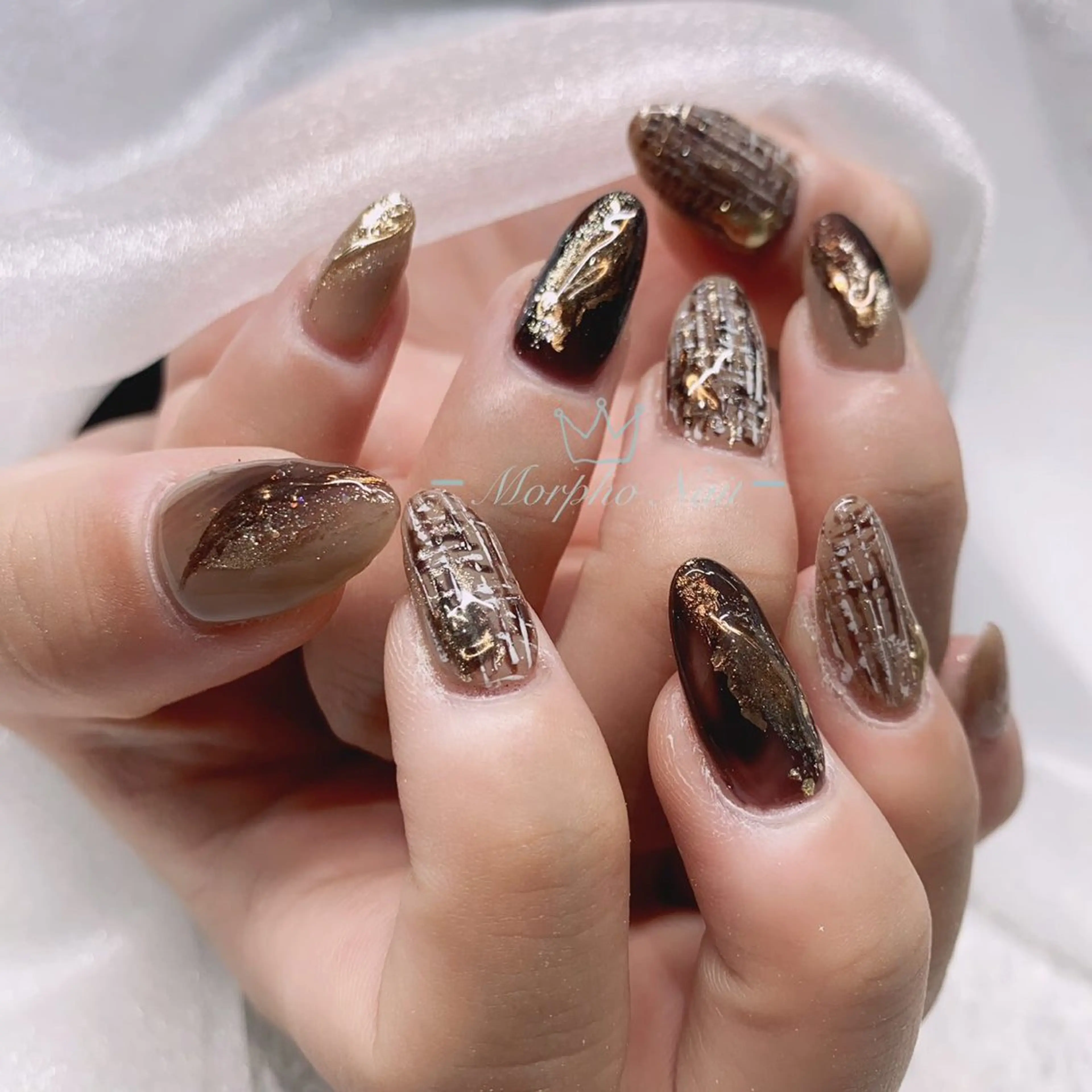 ネイル ハンドネイル Morpho nailのネイルデザイン