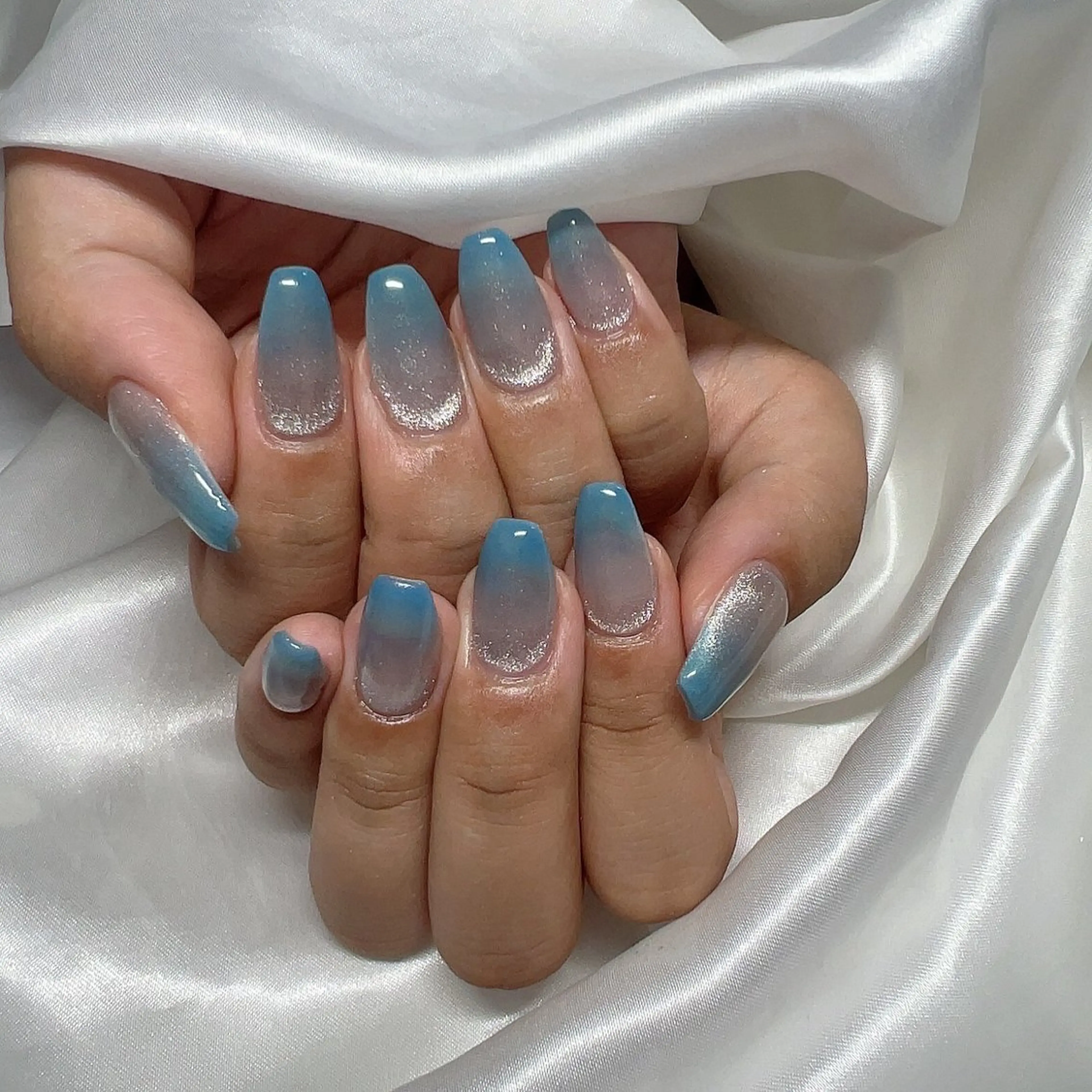 ネイル アートネイル ジェルネイル 韓国ネイル 持ち込み パラジェル Yudia 🫧Kyokaのネイルデザイン