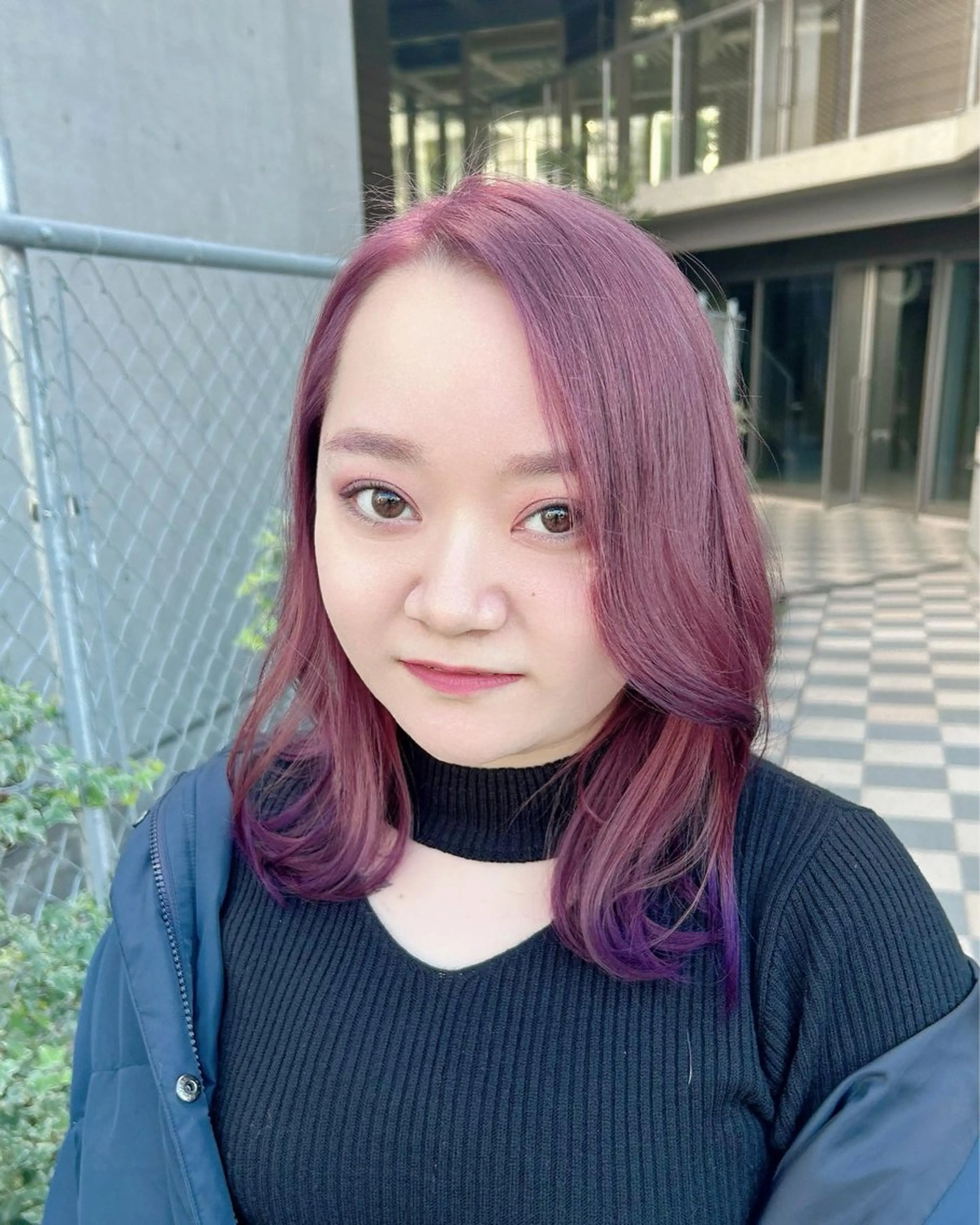 ミディアム カラー ヘアアレンジ ヘアカラー トリートメント ヘアセット 💕誰より可愛い💕 ピンク🎀YUUKAのヘアスタイル