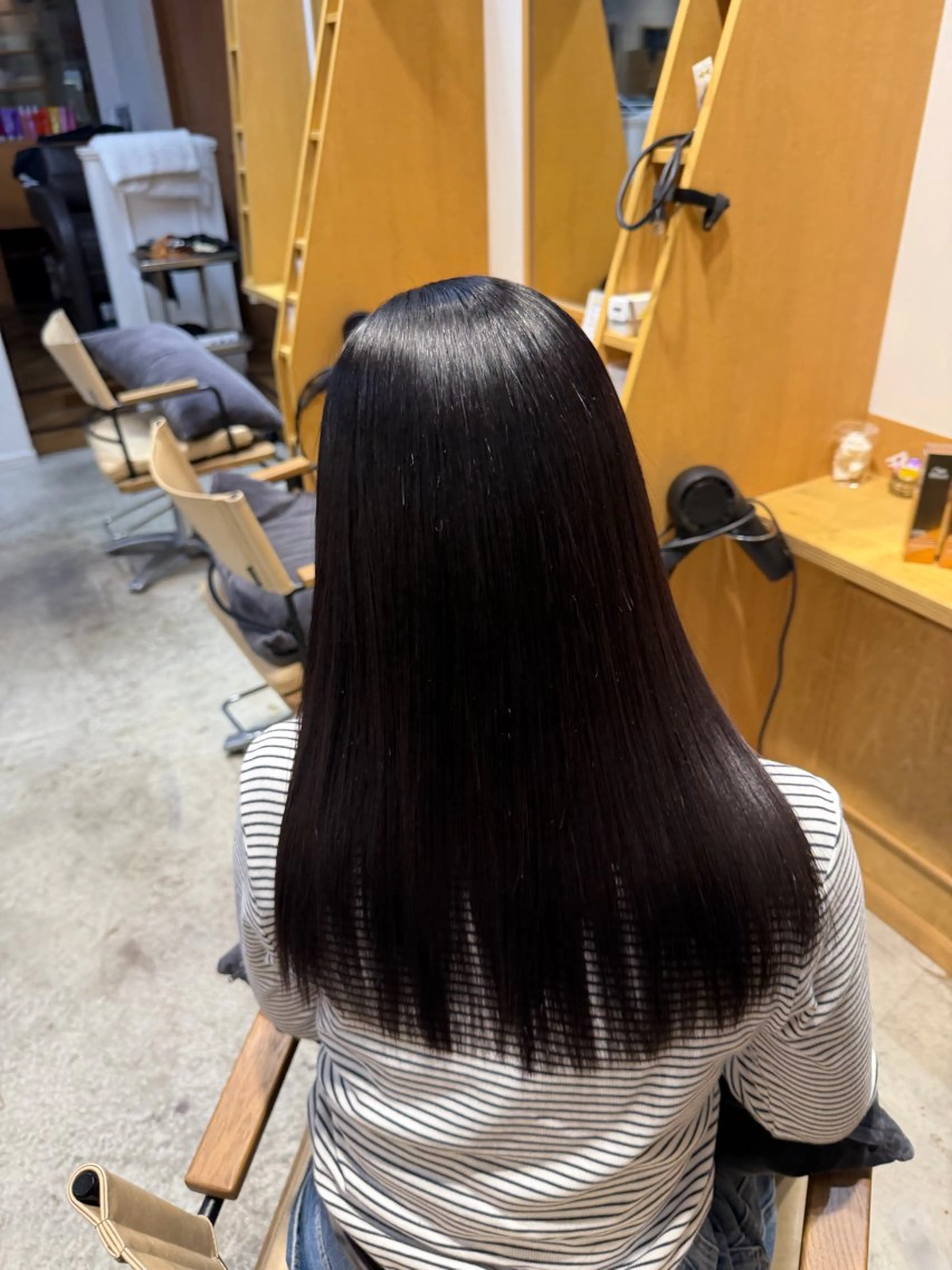 ロング ヘアカラー トリートメント 恵比寿/艶カラー/ 髪質改善/フミヤのヘアスタイル