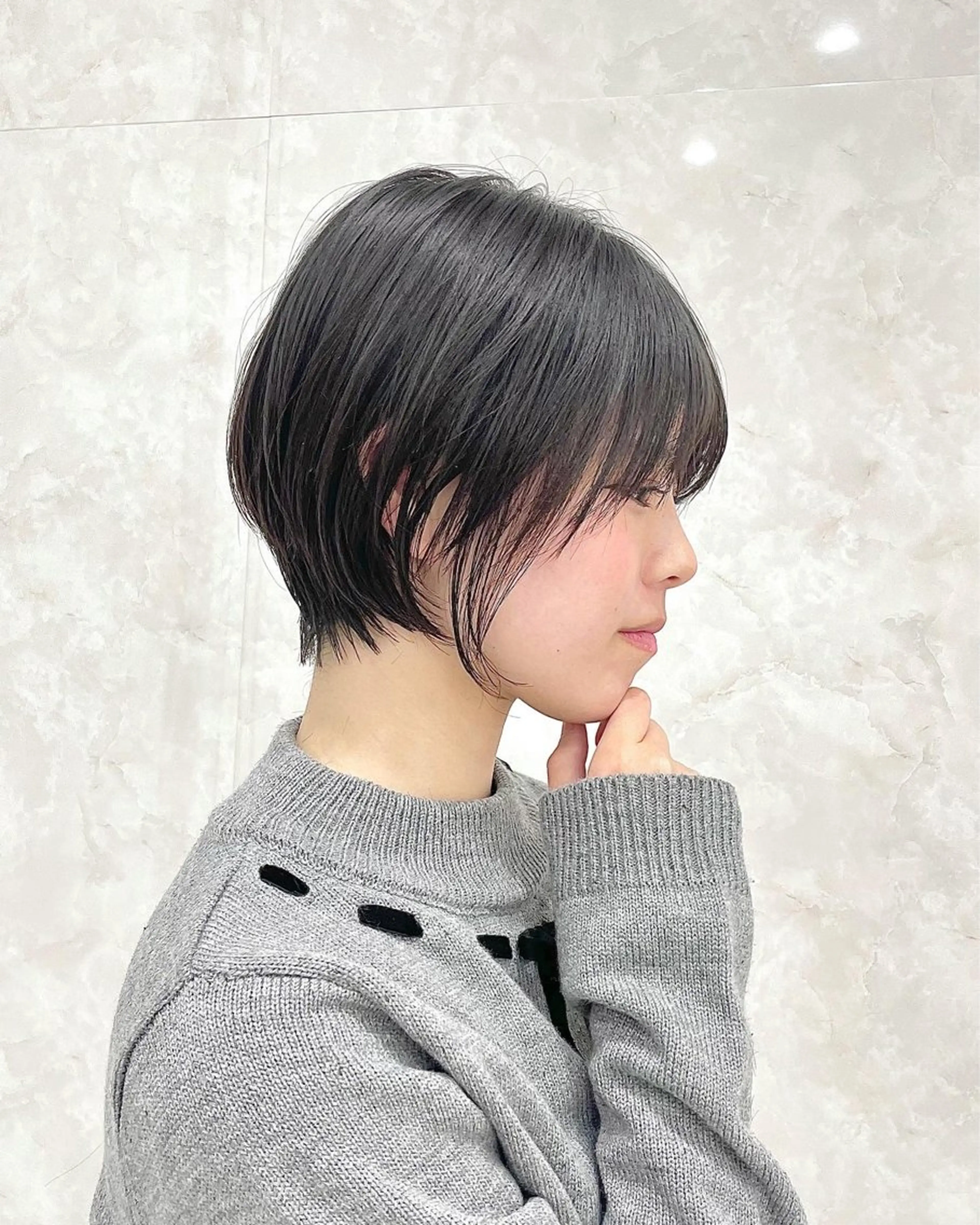 ショート カラー ショート/似合わせ/ 透明感カラー古市唯人のヘアスタイル