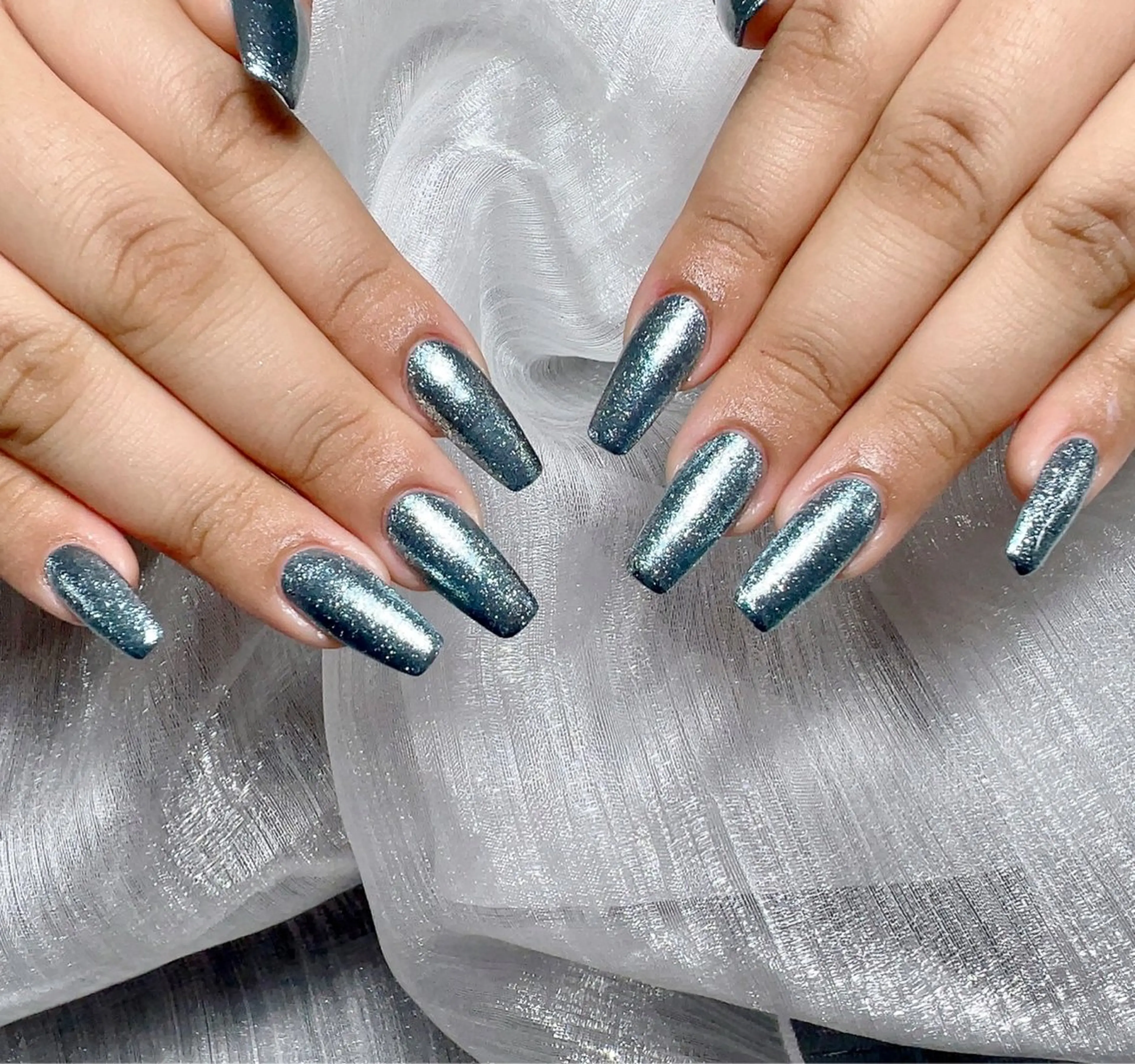ネイル 長さ出し フレンチネイル グラデーション マグネットネイル マグネットフレンチ ハンドネイル ハンドケア ⭐️Dreamy Nail⭐️のネイルデザイン