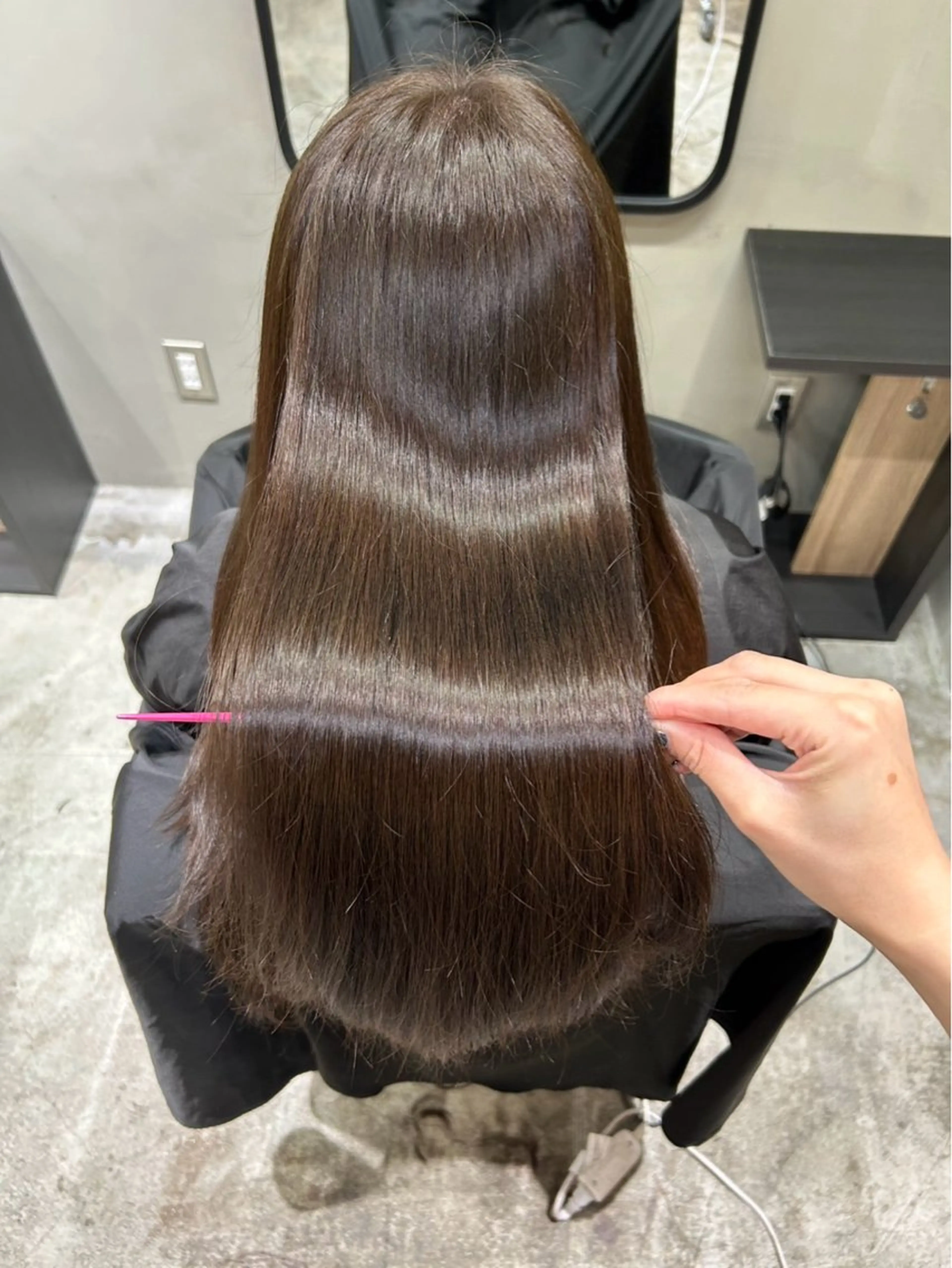 ロング 髪質改善 ヘアカラー トリートメント 神山美歌/髪質改善 /八丁堀のヘアスタイル