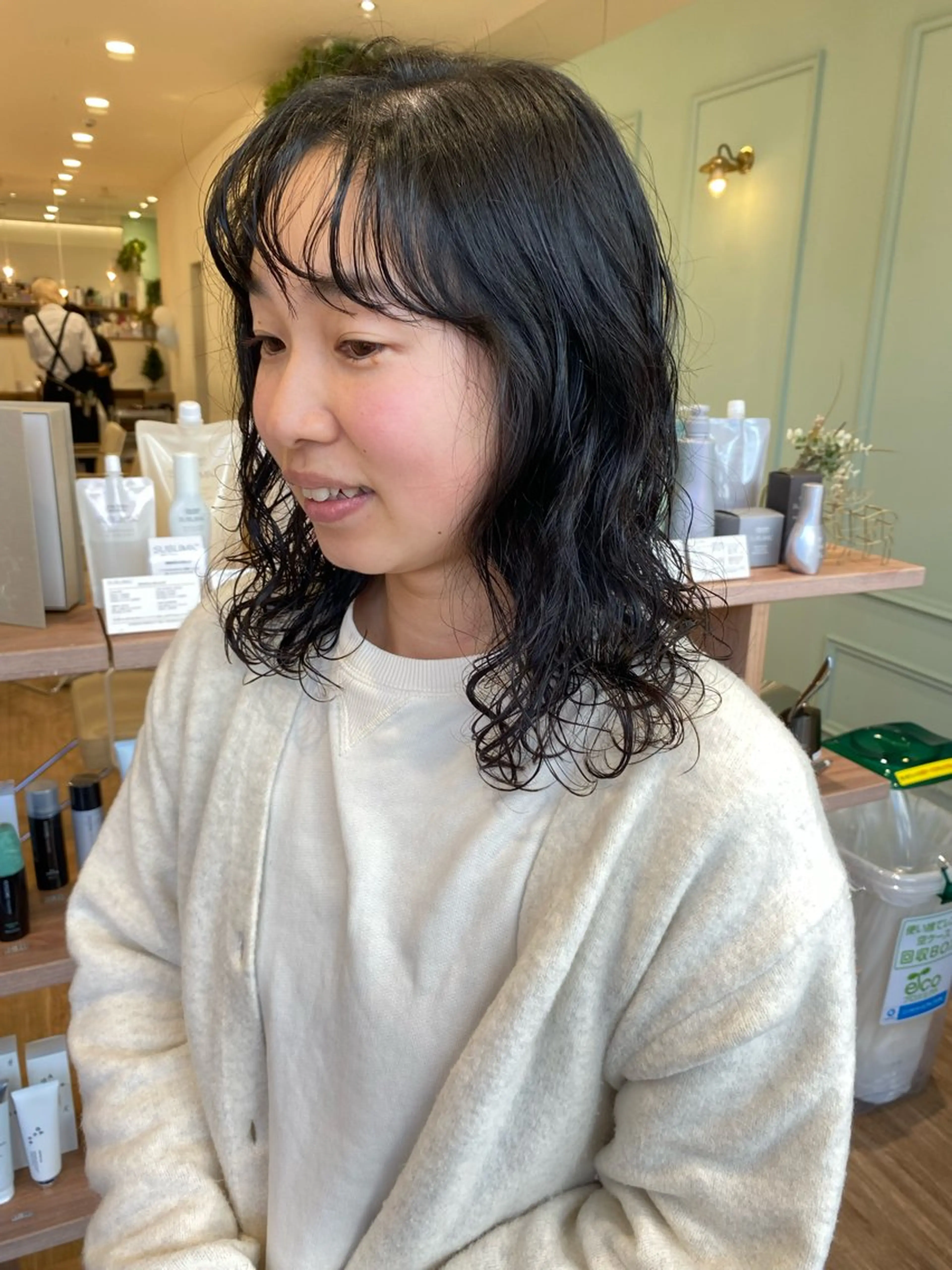 パーマ カット パーマ トリートメント ayaka #パーマ#アレンジのヘアスタイル