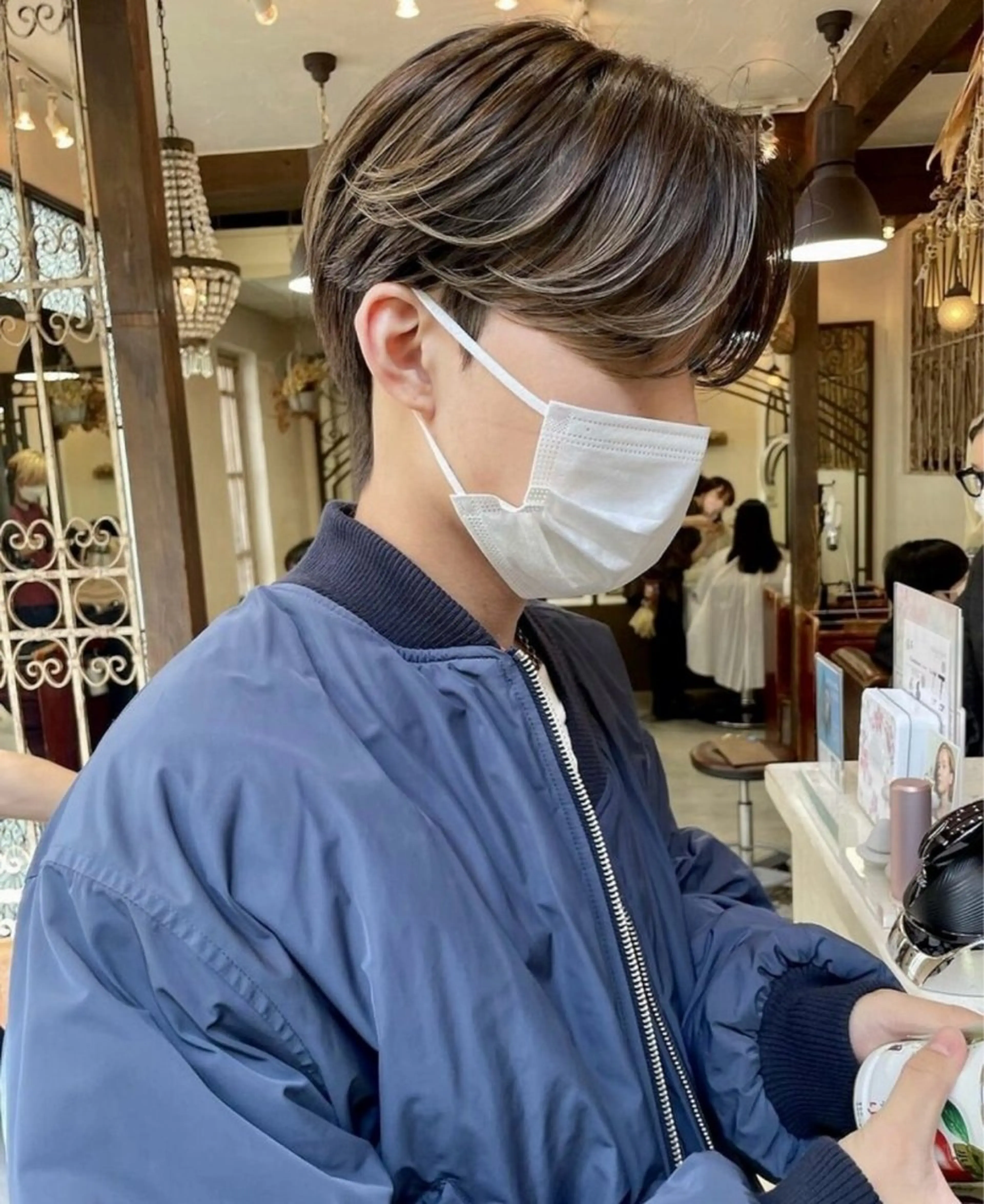 【火、水、木】19:30​〜​【金】20:30​〜​men'sカルマパーマ限定🥷カット（スタイリストカット）➕パーマ、ケア剤、の写真