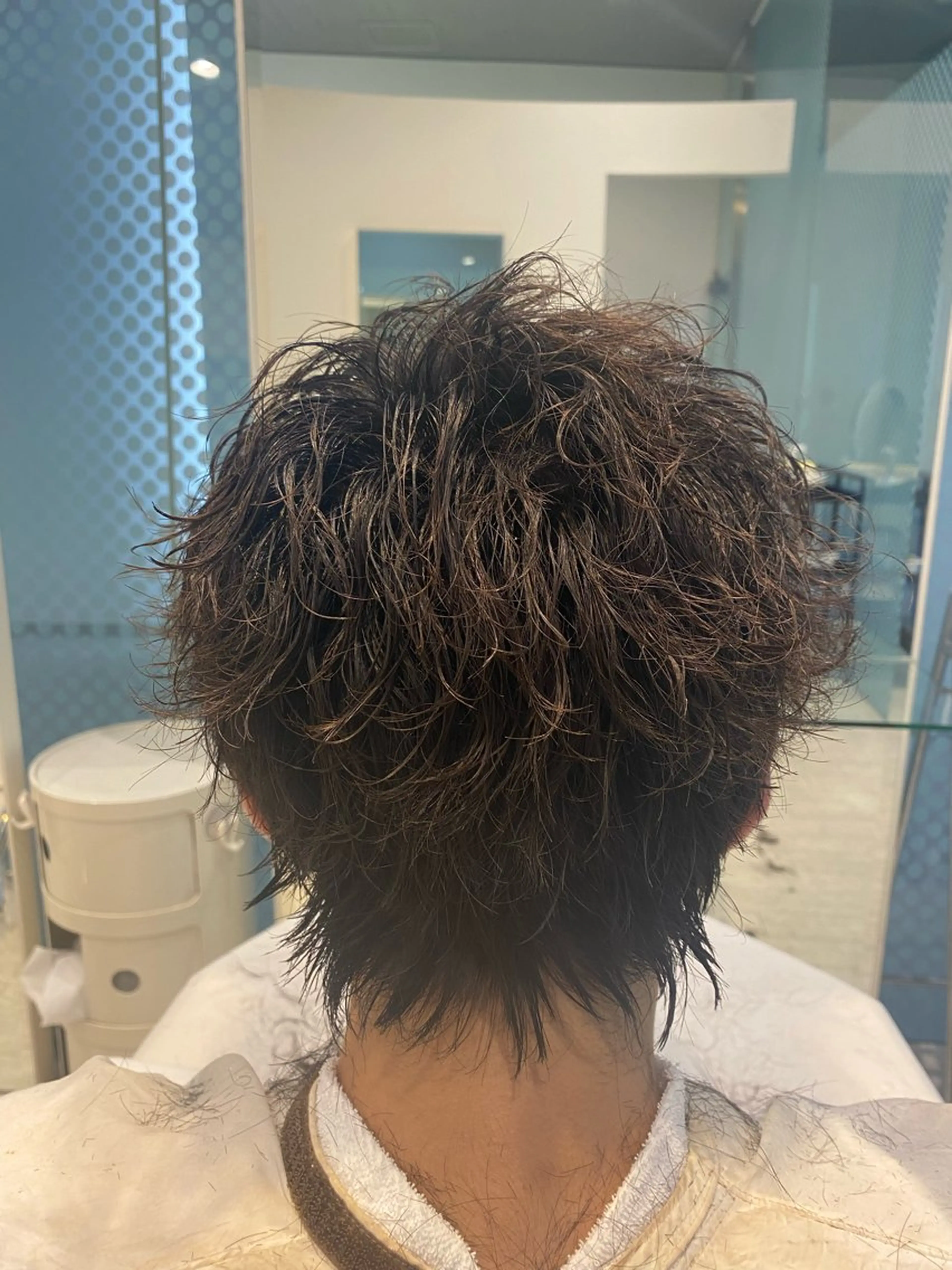 カラー パーマ メンズ カット ヘアカラー パーマ トリートメント 鈴木 真悠のヘアスタイル