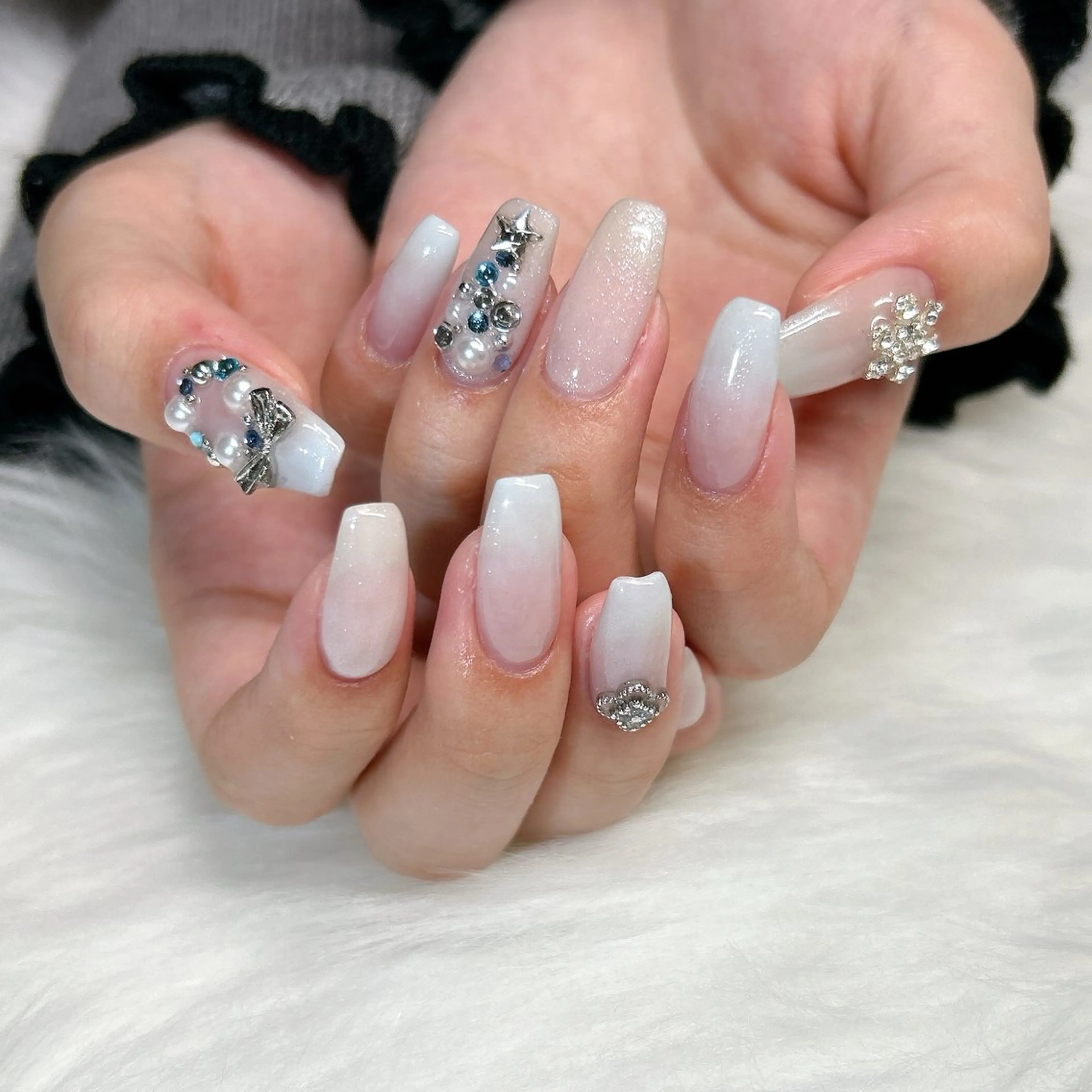 ネイル ハンドネイル JERRIE 　 韓国ネイル/自爪育成所属・✴︎JERRIE✴︎ 浮かない◎折れない◎のネイルデザイン