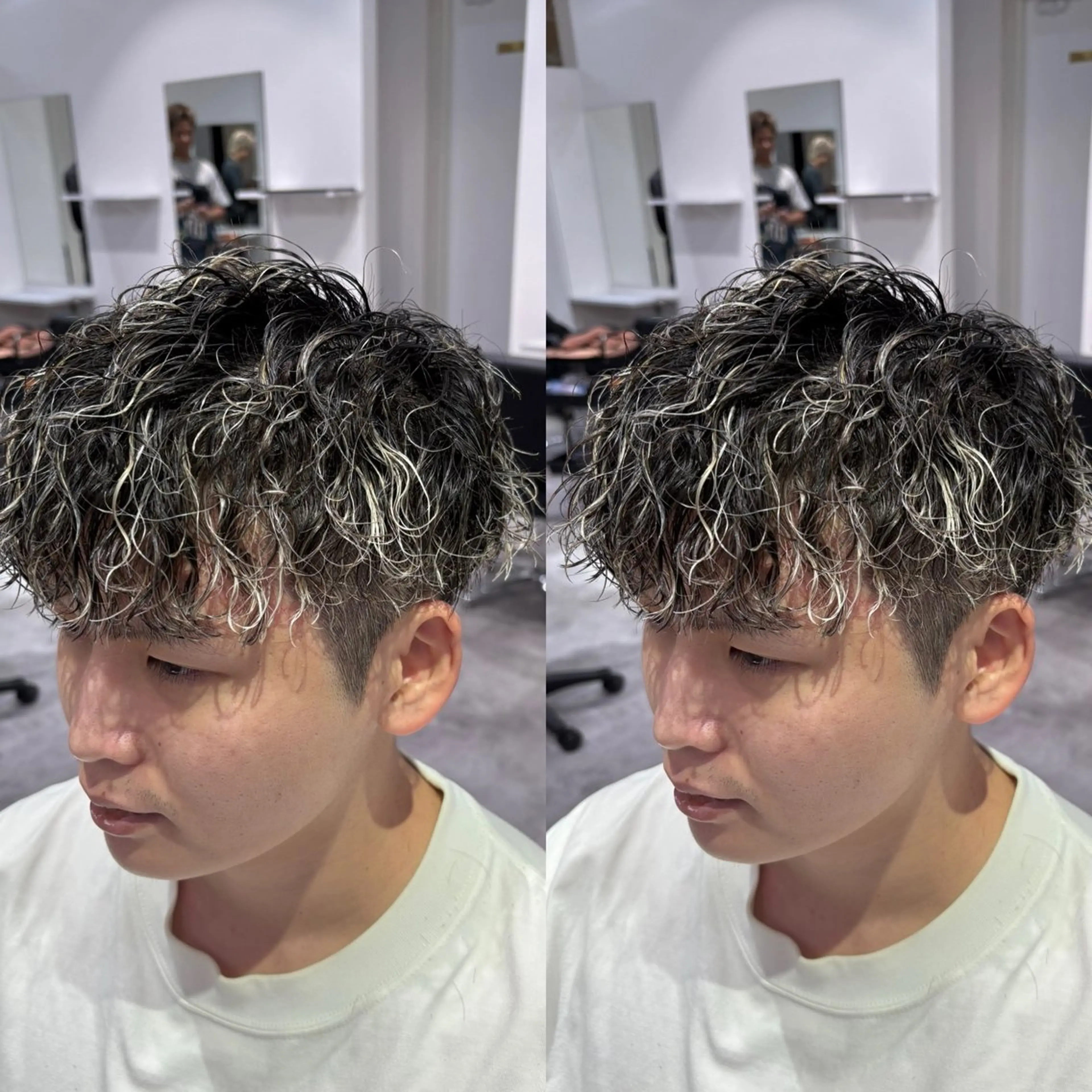 メンズ メンズメッシュ カット パーマ トリートメント ヘッドスパ メンズパーマ/艶 モテカラー/福井悟朗のヘアスタイル