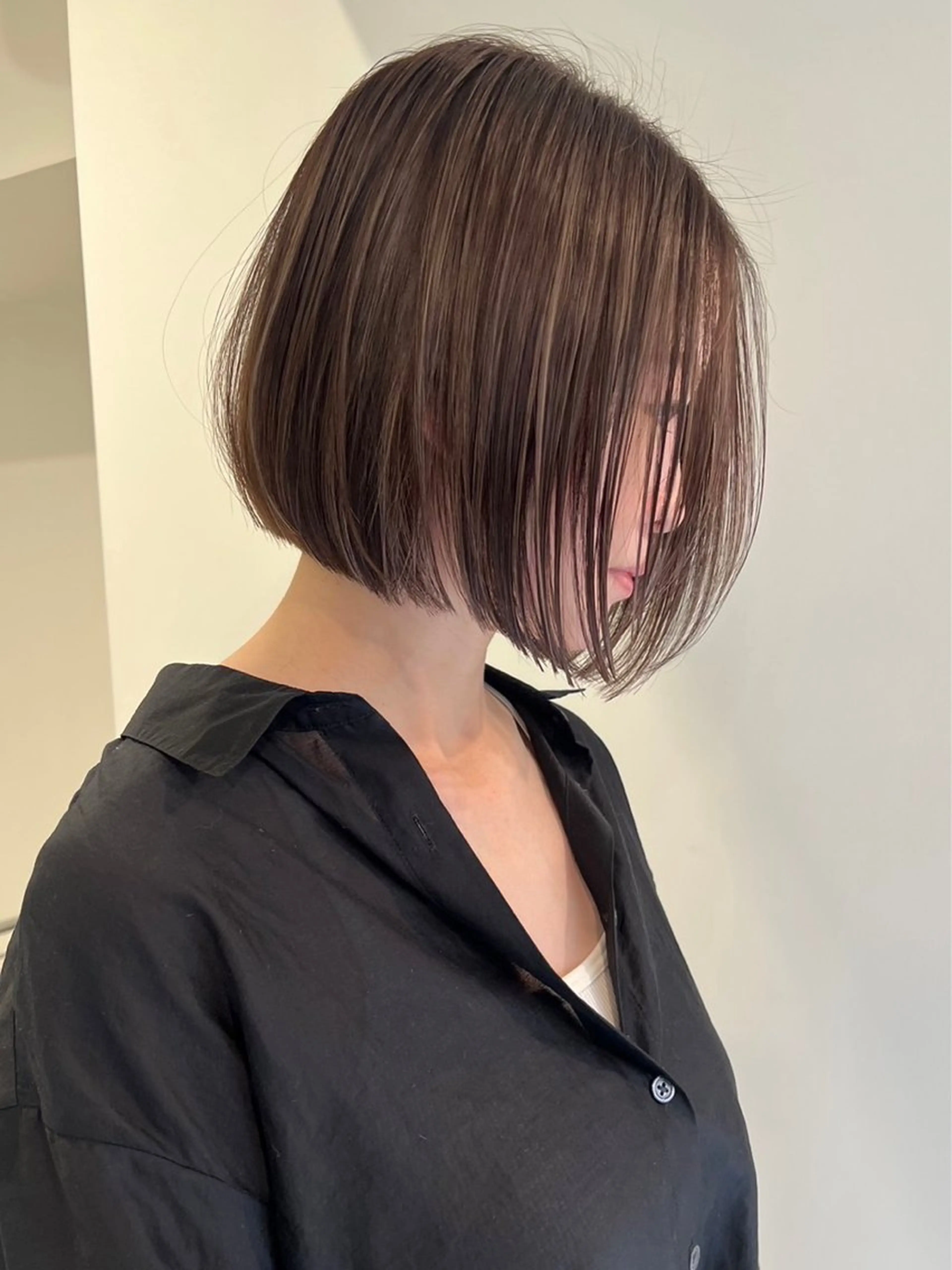 ショート ボブ 長尾 理子のヘアスタイル
