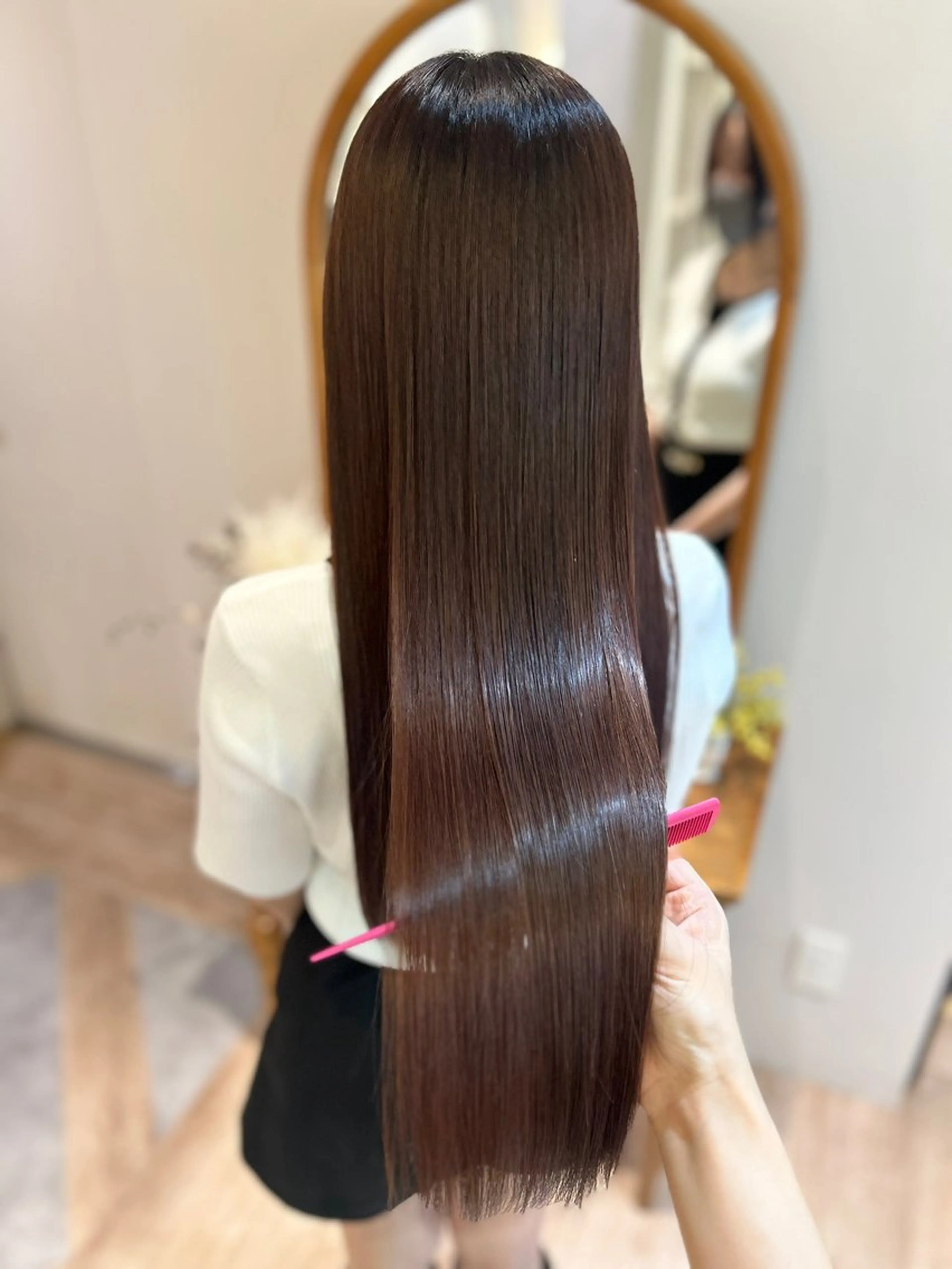 ロング カラー カット ヘアカラー トリートメント ♡M I  K U♡ 大宮髪質改善♡のヘアスタイル