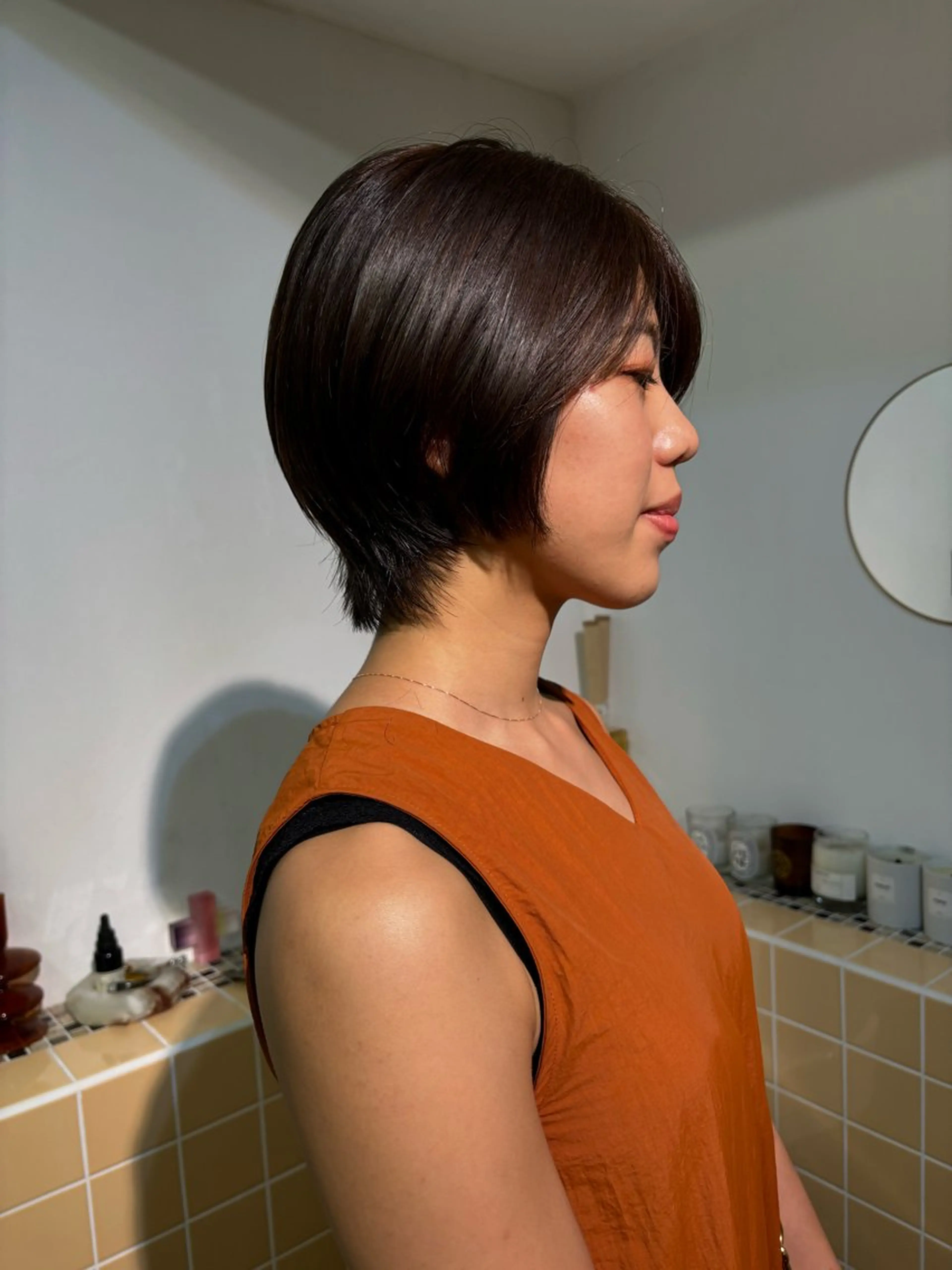 ショート カット sakura🌸 レイヤー/nelkeのヘアスタイル