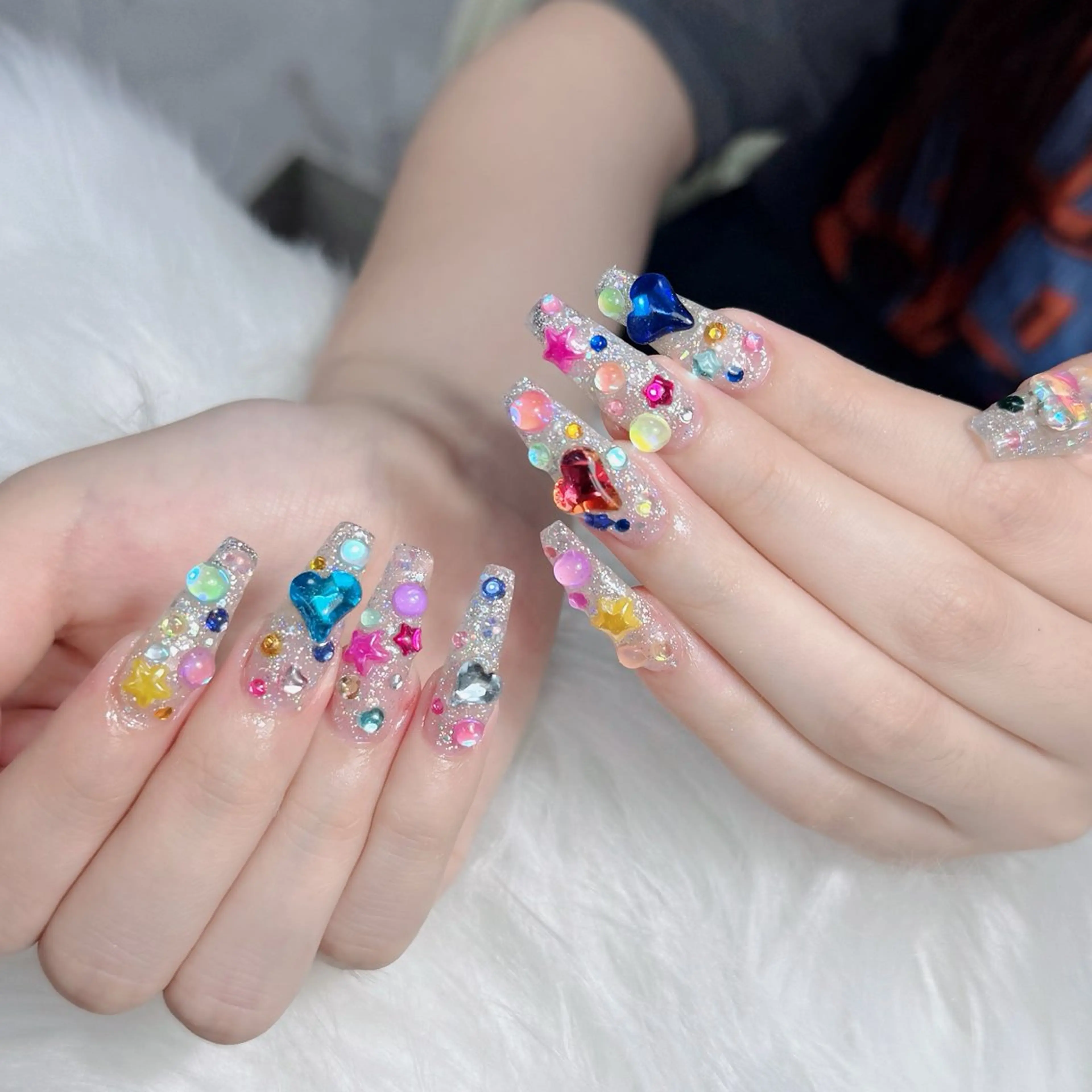 ネイル アートネイル フレンチネイル ジェルネイル 韓国ネイル マグネットネイル ハンドネイル Lenie Nail Salonのネイルデザイン