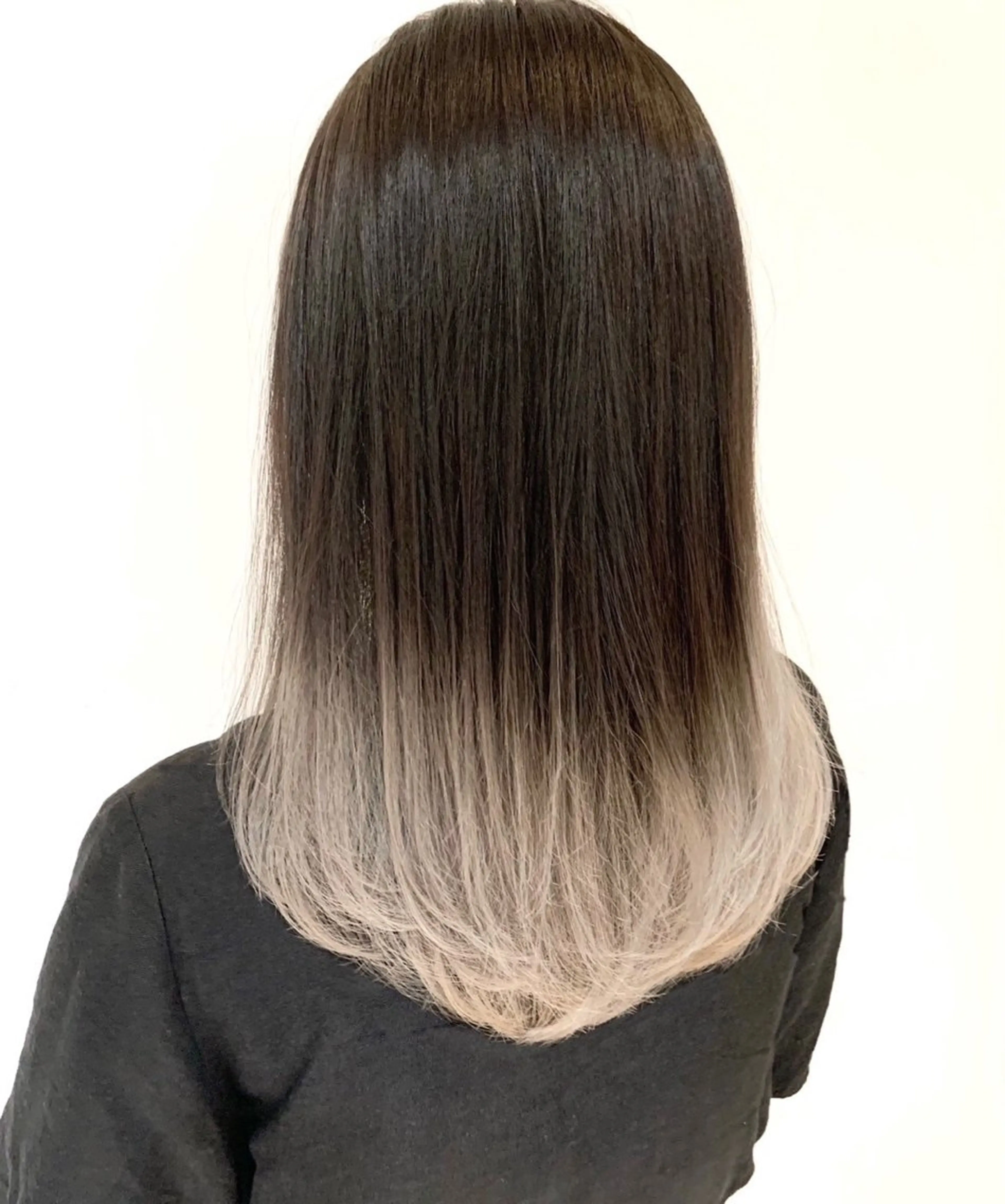セミロング カラー パーマ amble luxe 髪質改善 💕のヘアスタイル