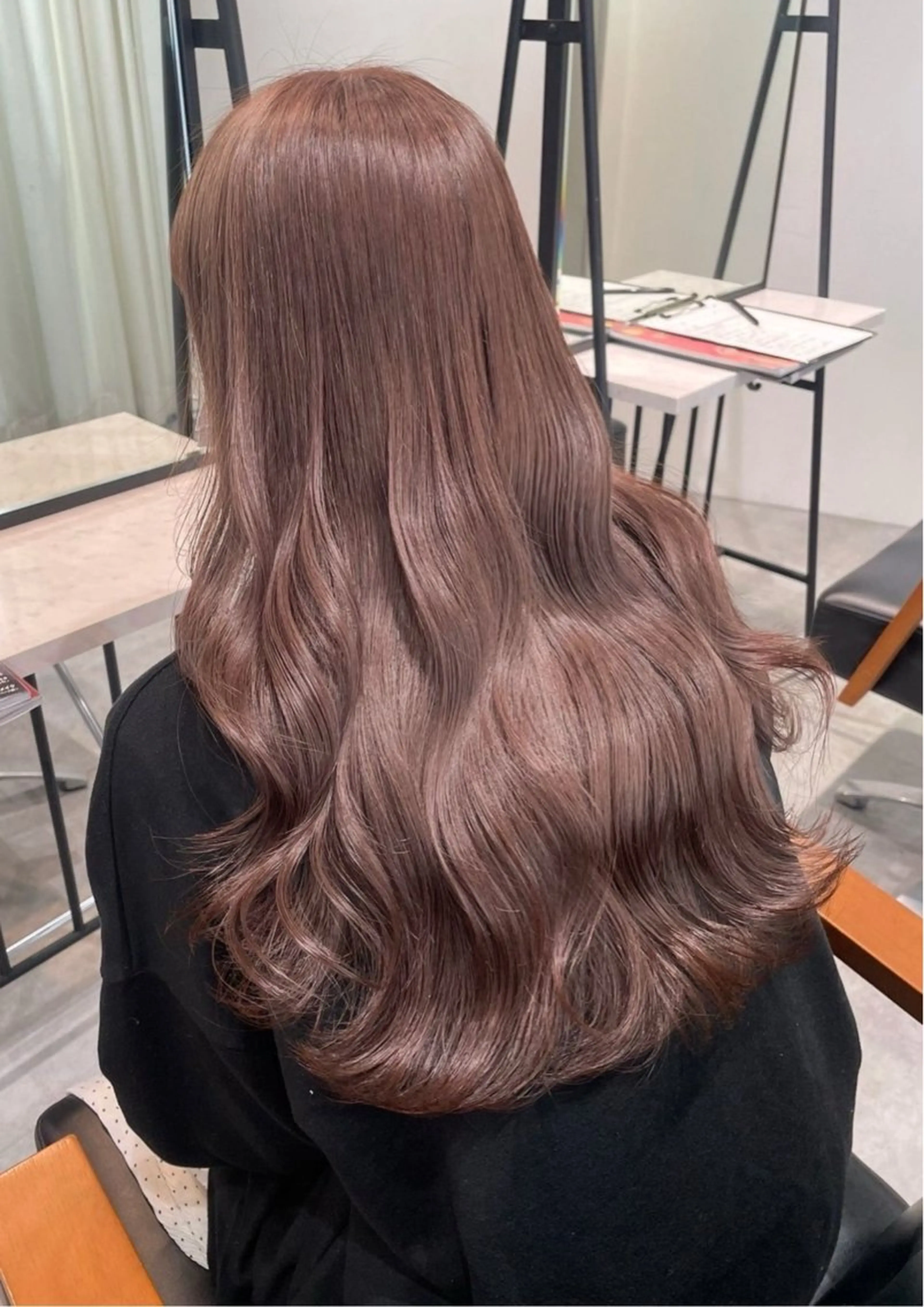 暖色ツヤカラー🩷 伊達美月🤍のヘアスタイル