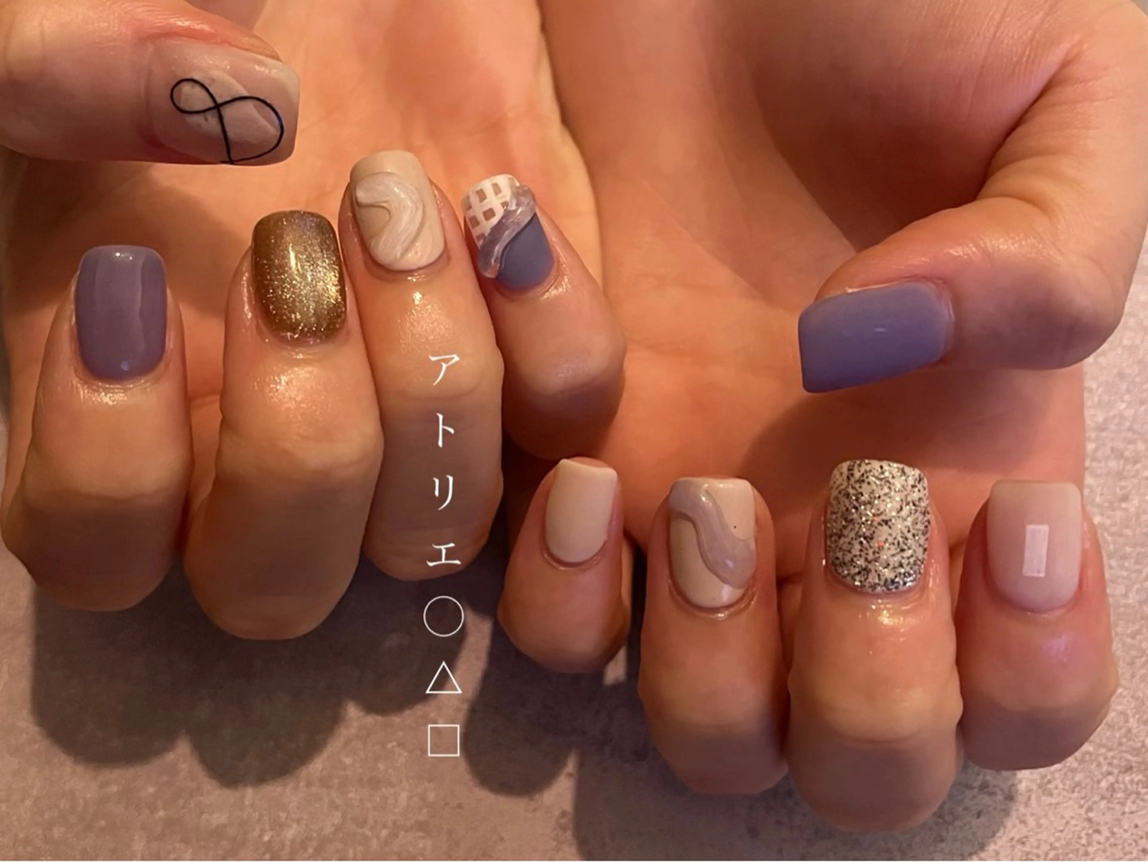 ネイル ハンドネイル アトリエ ○△□のネイルデザイン