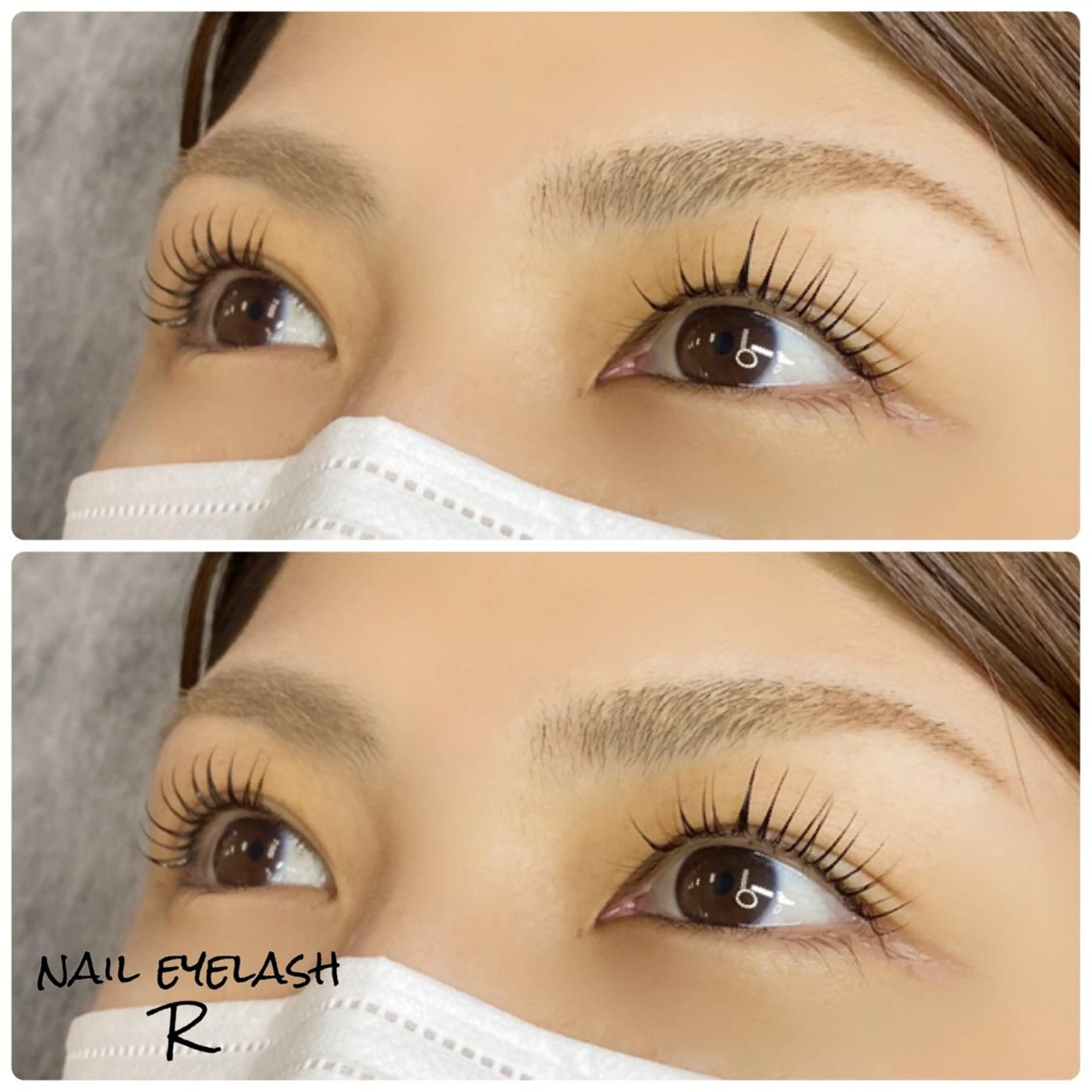 マツエク・マツパ 一重×まつ毛パーマ nail eyelash R所属・モテまつげ𓇼 R𓇼のマツエク・マツパデザイン