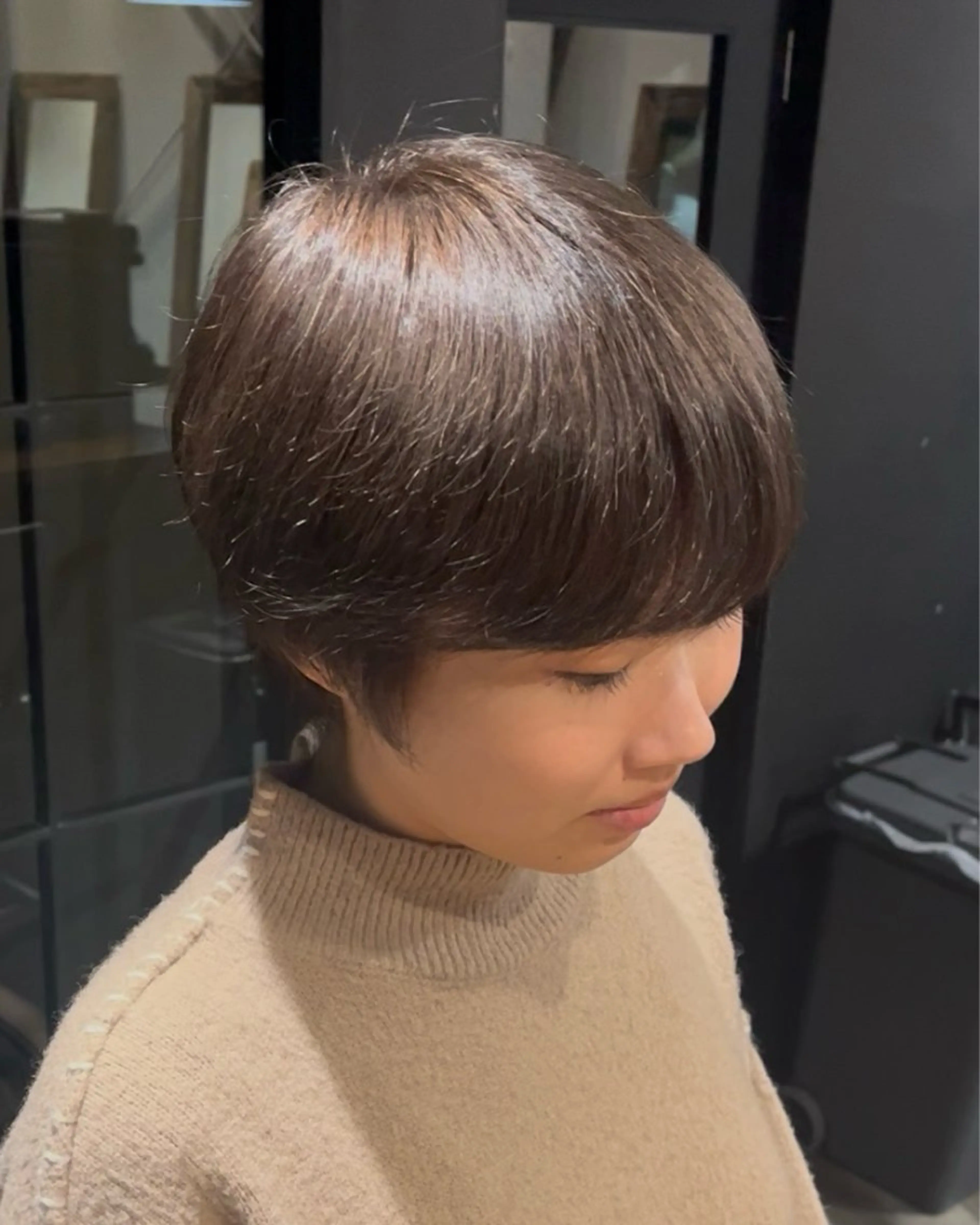 ショート ヘアカラー anri/梅田/ 透明感カラーのヘアスタイル