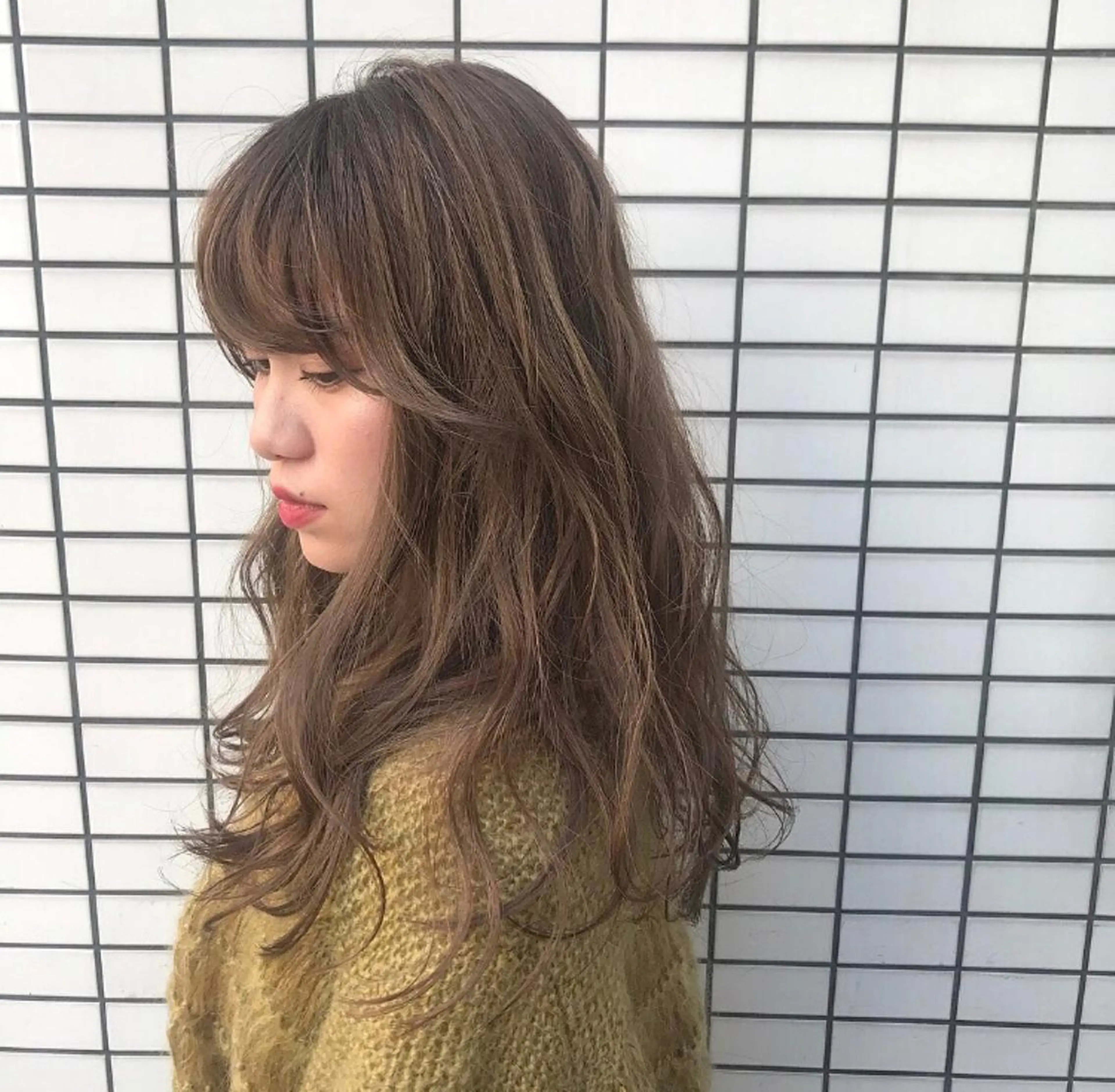 ロング カラー ハイライトカラー ハイライト emme エミィ/立川のヘアスタイル