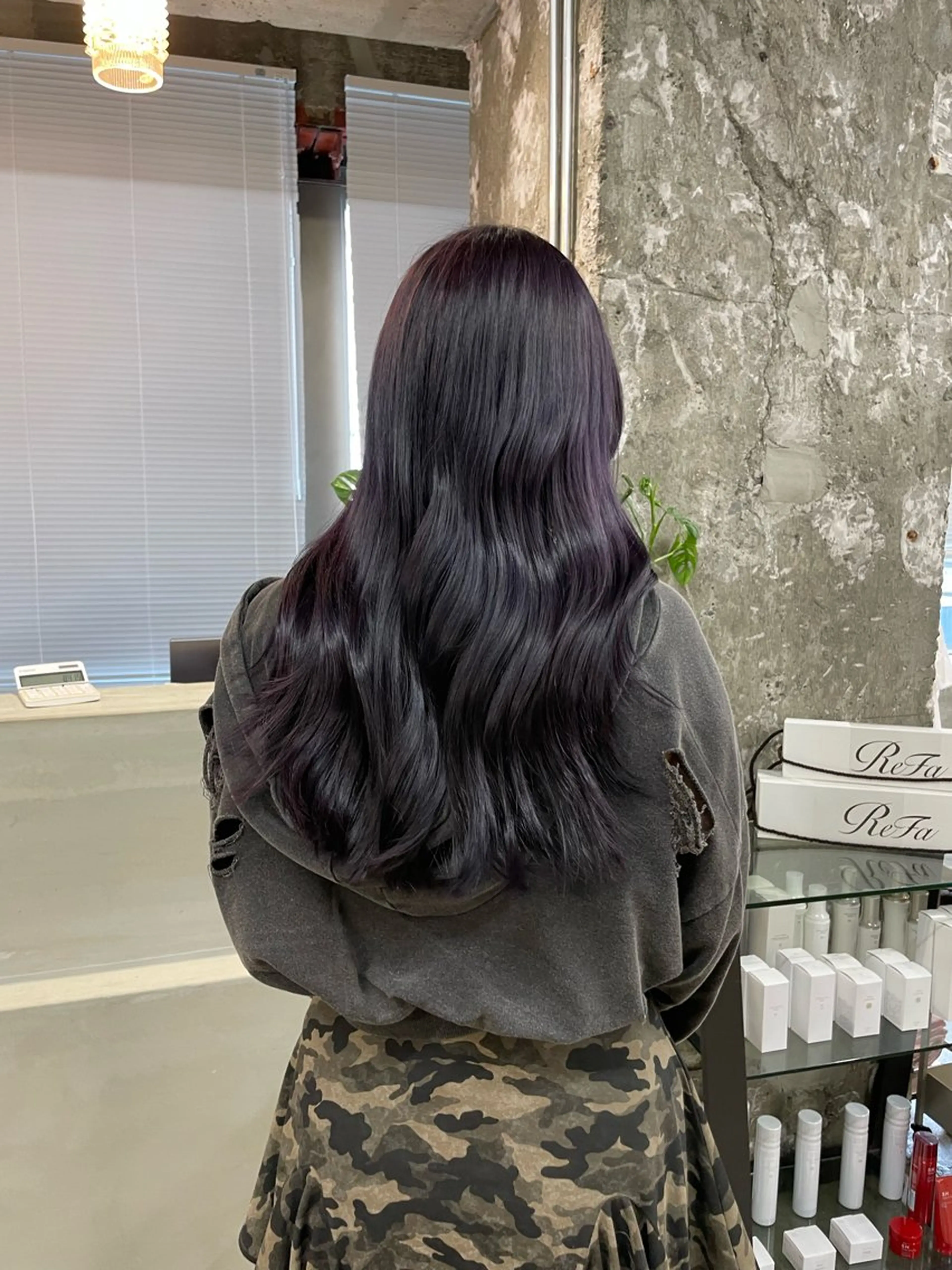 ロング カラー ヘアカラー トリートメント ミズタ マイのヘアスタイル