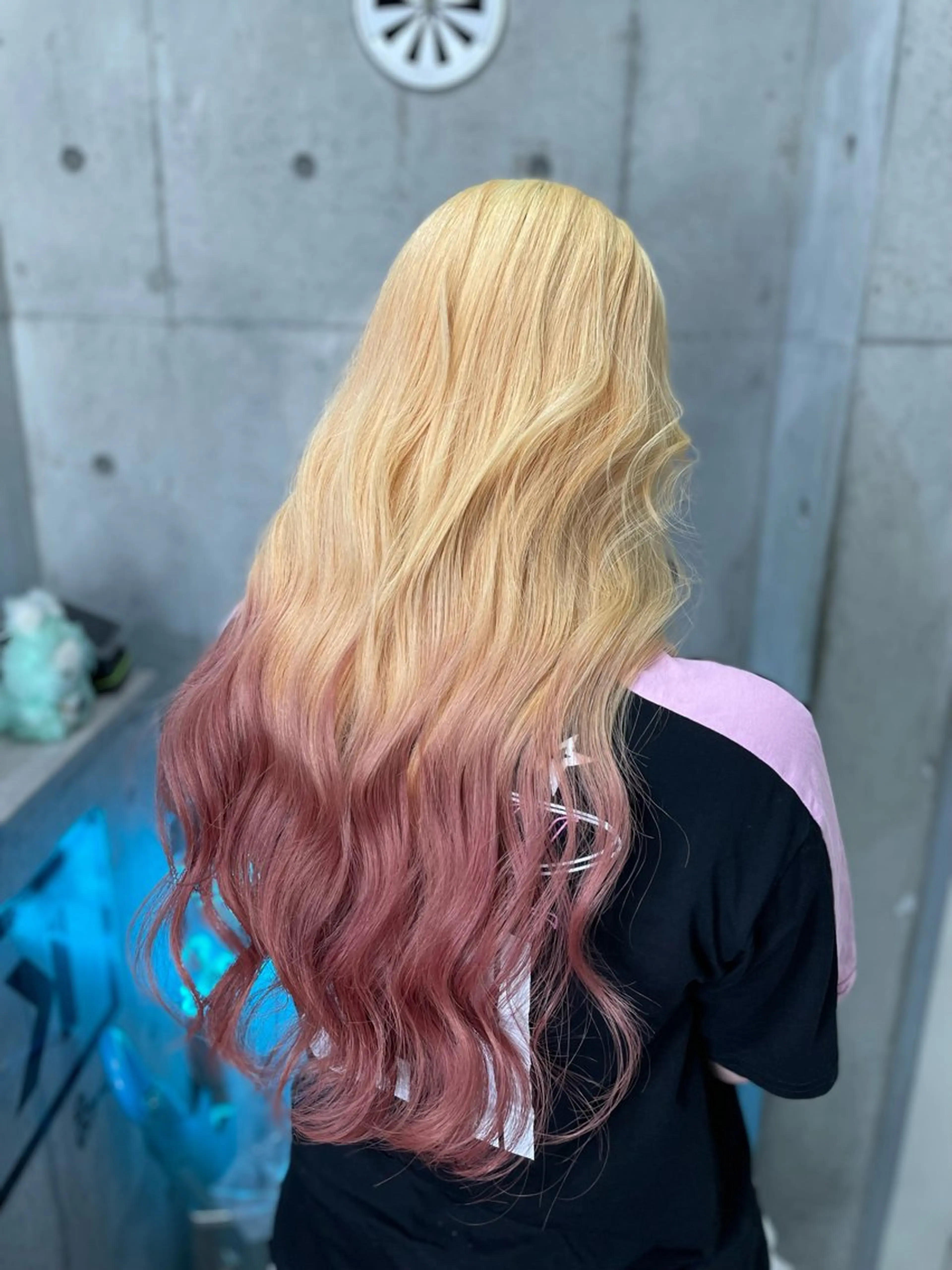 ロング カラー カット ヘアカラー トリートメント 🌟ブリーチ/ レイヤー渋谷☀️のヘアスタイル