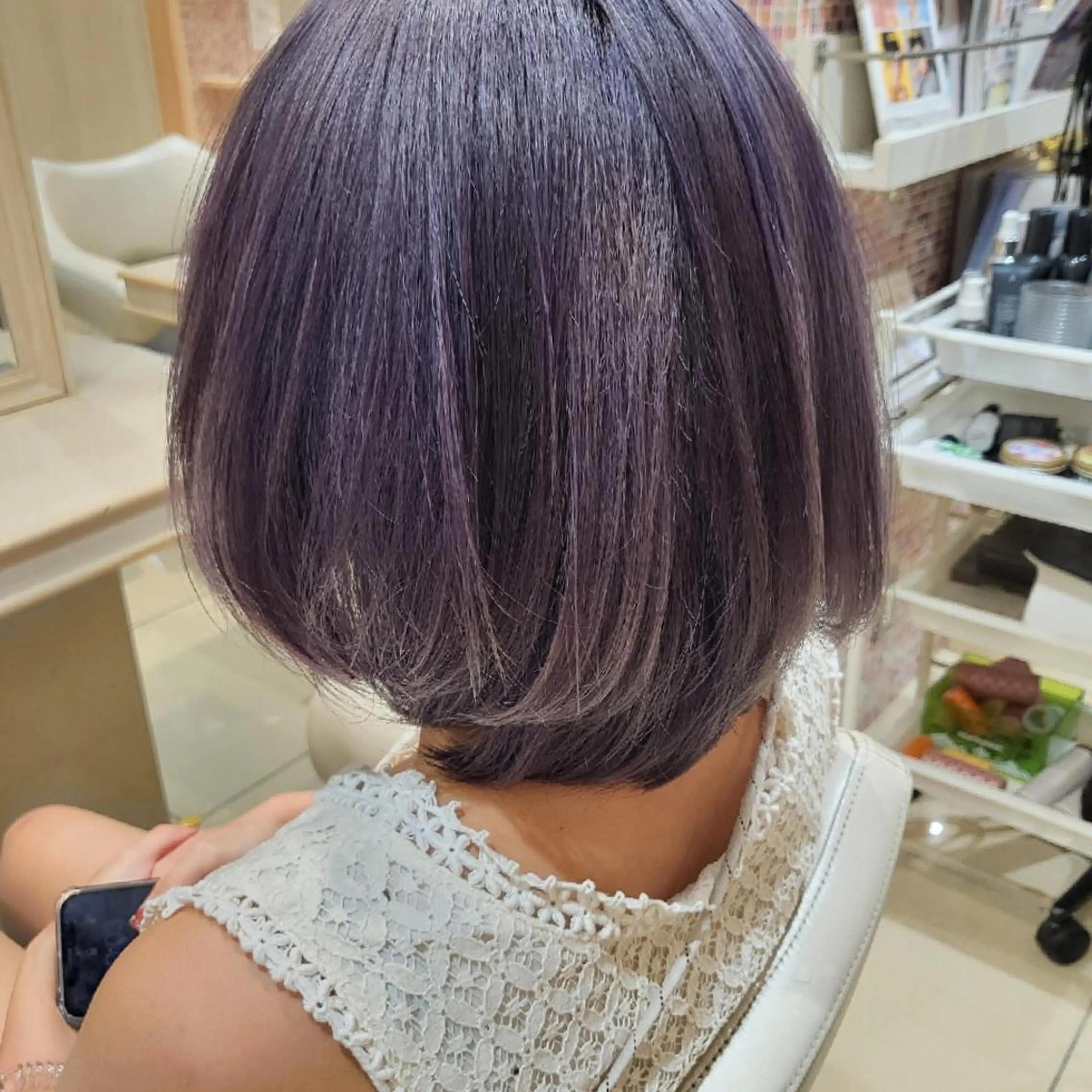 ミディアム カラー ヘアカラー トリートメント 社内カット講師・店長 菅原賢一のヘアスタイル