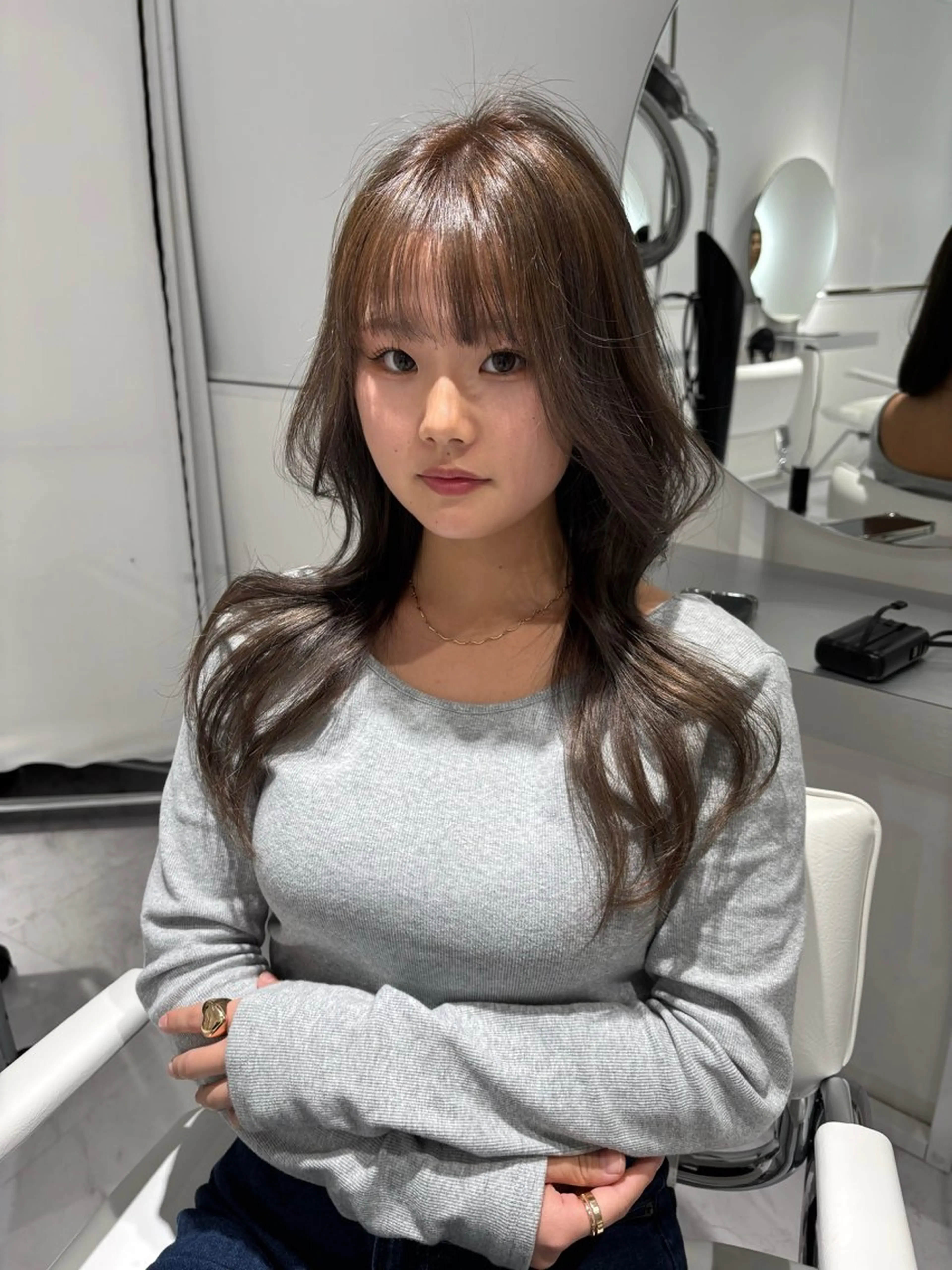 ロング 韓国レイヤー🤍 髪質改善seriraのヘアスタイル